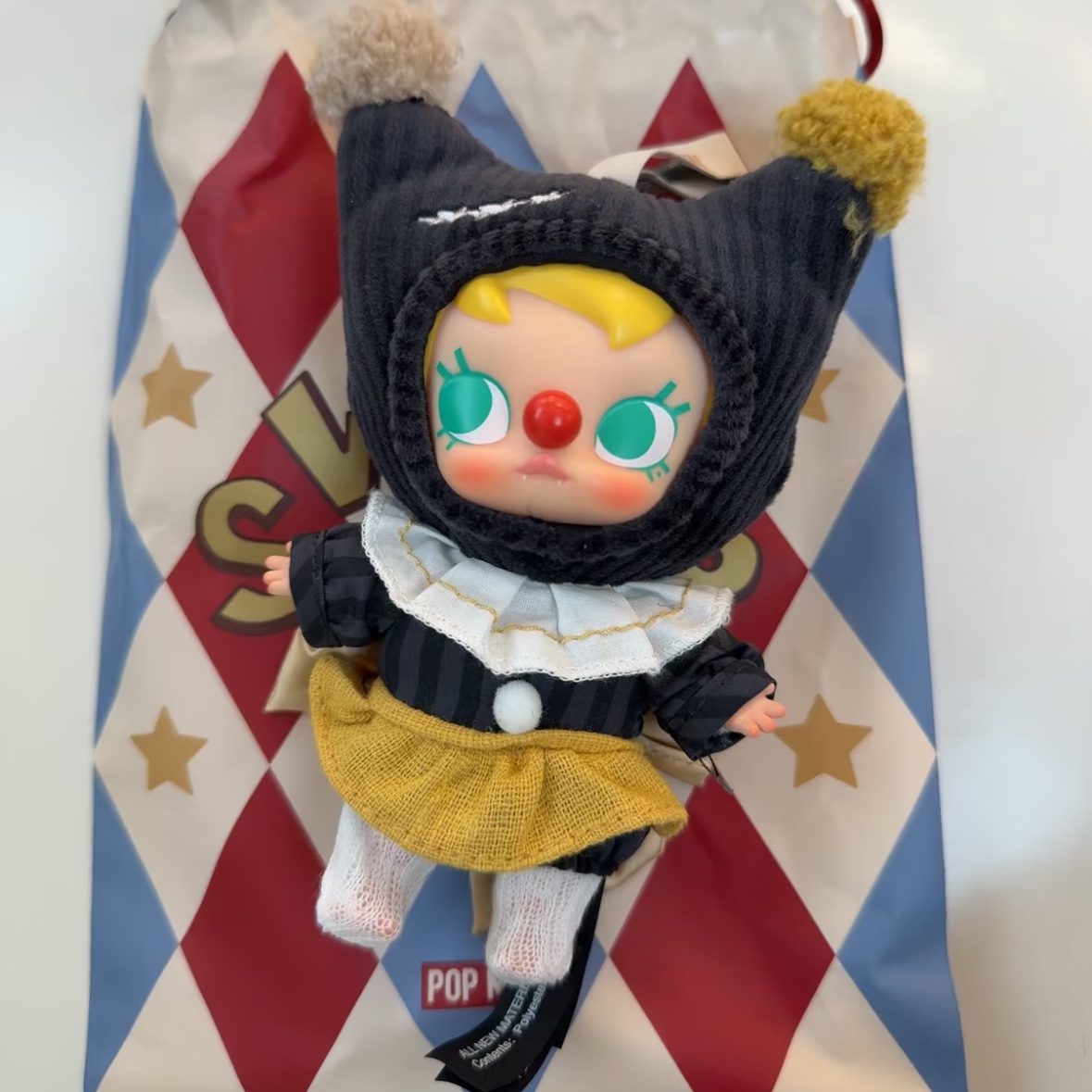 Pop Mart Why So Serious Series Vinyl Plush Pendant String Puppet (Opened Case) 착용 스타일