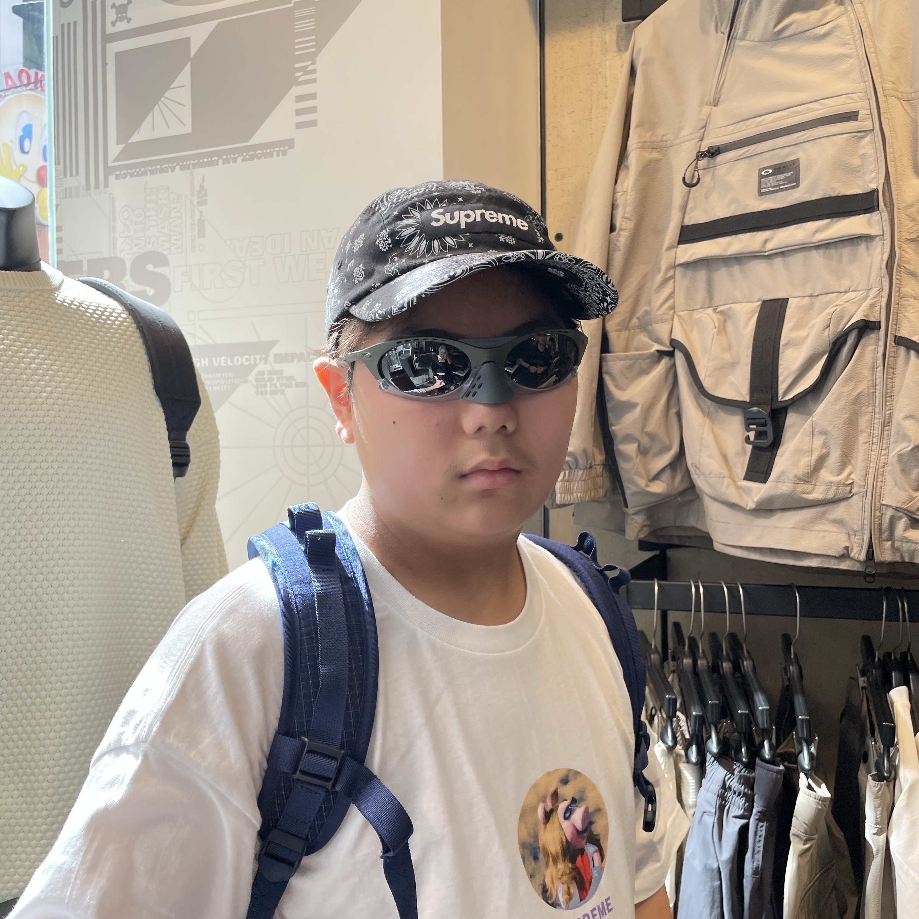 Ray-Ban DADDY-O II Polished Black Frame Green Classic G-15 Lenses, Adidas Adicolor Classic Beckenbauer Track Top Black - KR Sizing μ°©μ© μ€νμΌ - 2
