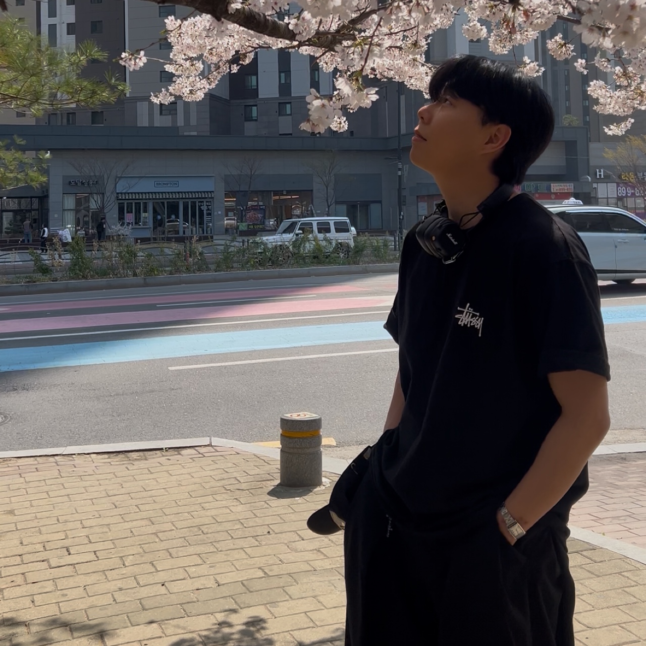 Stussy Basic Stussy T-Shirt Black 2024, 2025 착용 스타일