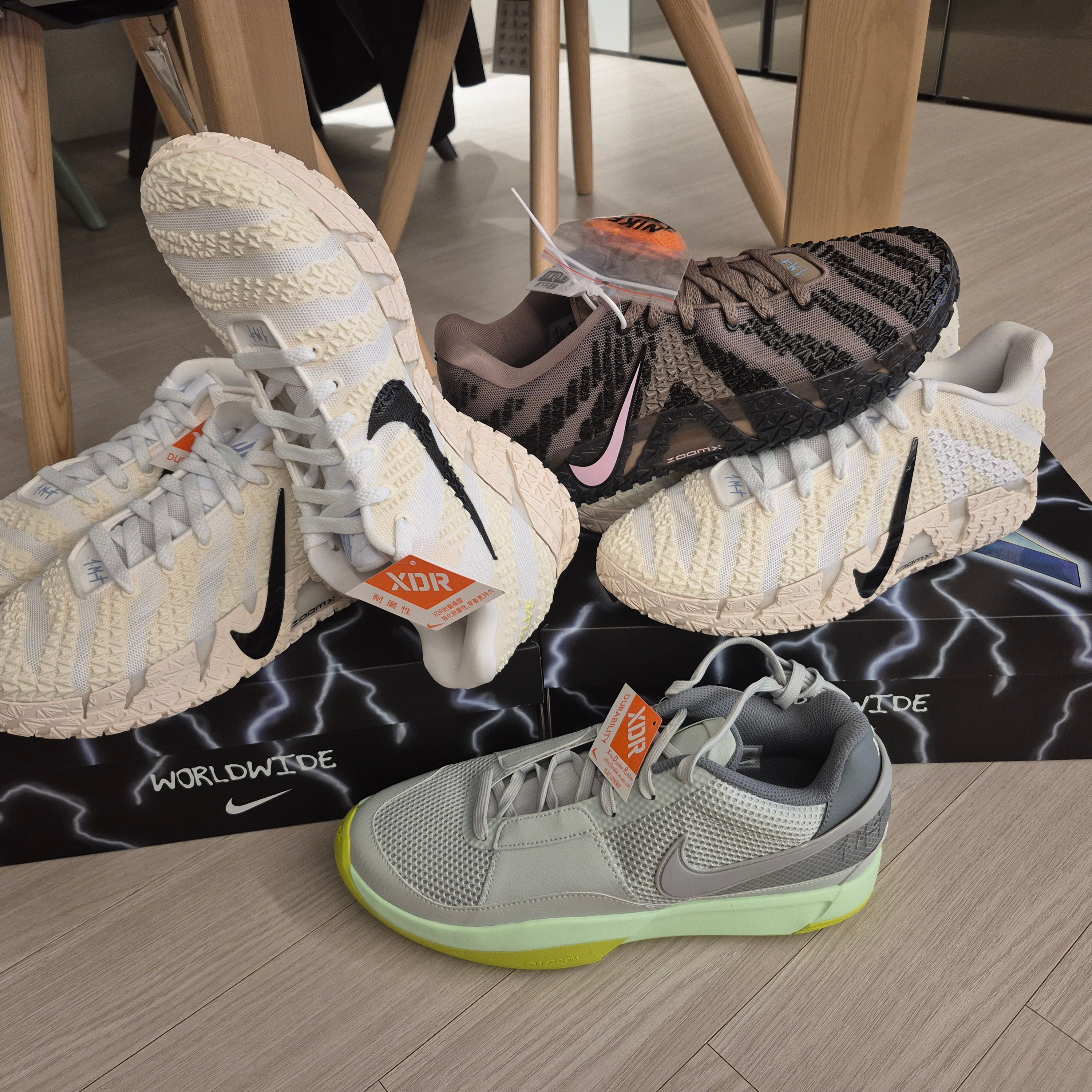 Nike Ja 3 EP White Black 착용 스타일
