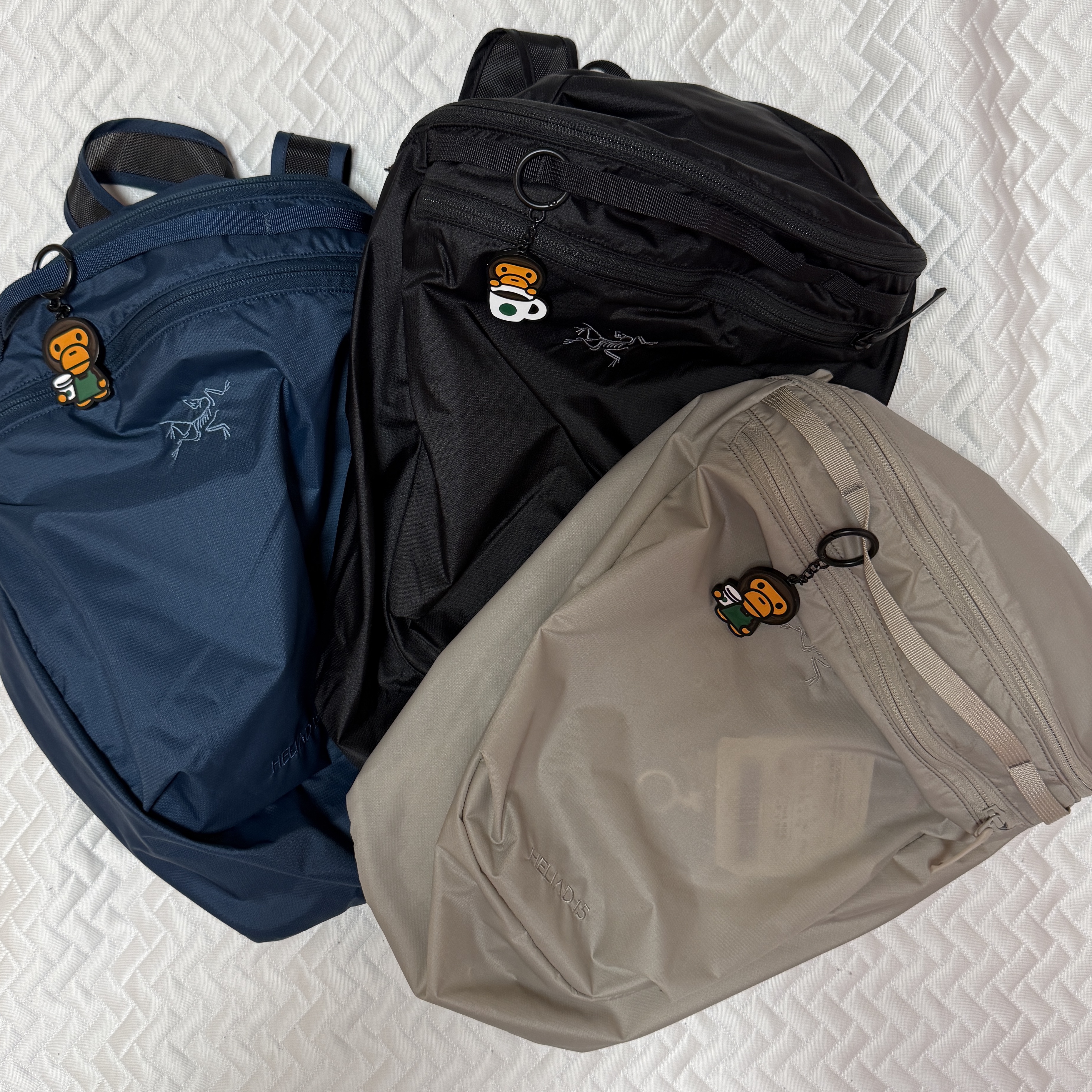 Arc'teryx Heliad 15 Backpack Black, Arc'teryx Heliad 15 Backpack Rune 착용 스타일 - 1