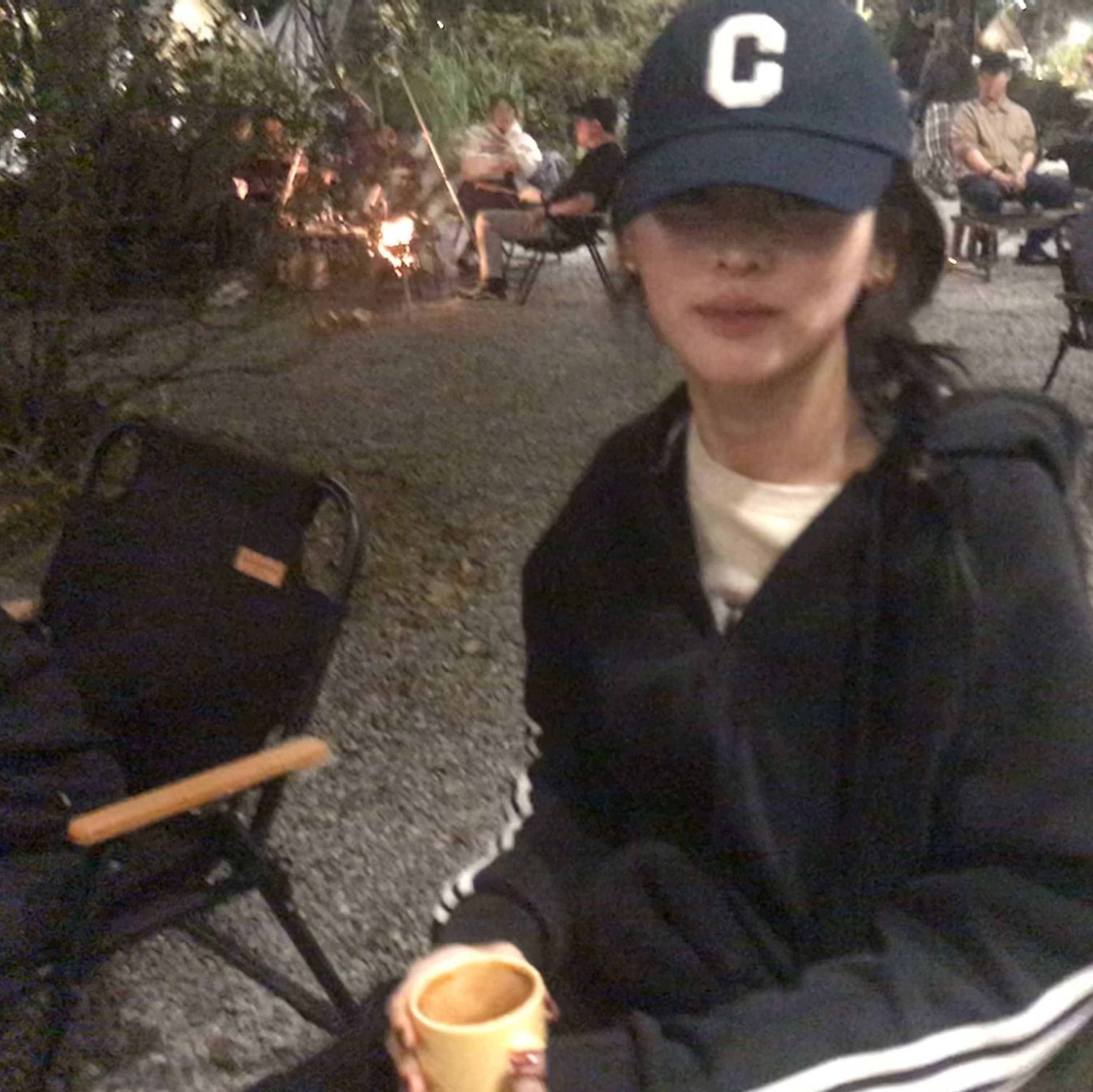 Covernat C Logo B.B Cap Black, Adidas 3-Stripes Full-Zip Hoodie Black Cream White - KR Sizing 착용 스타일