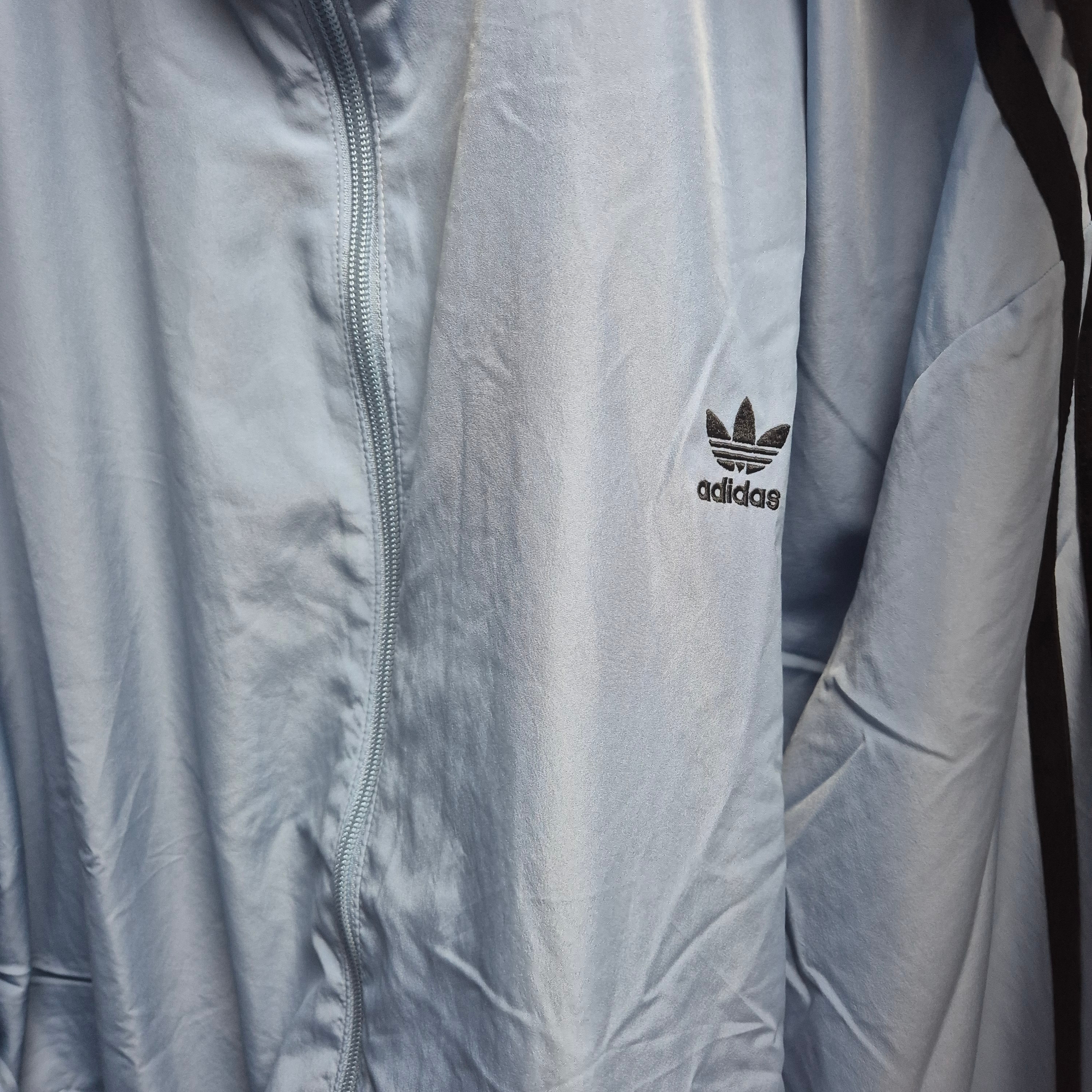 (W) Adidas Adilenium Season 3 Oversized Track Top Ash Blue Black - US Sizing 착용 스타일