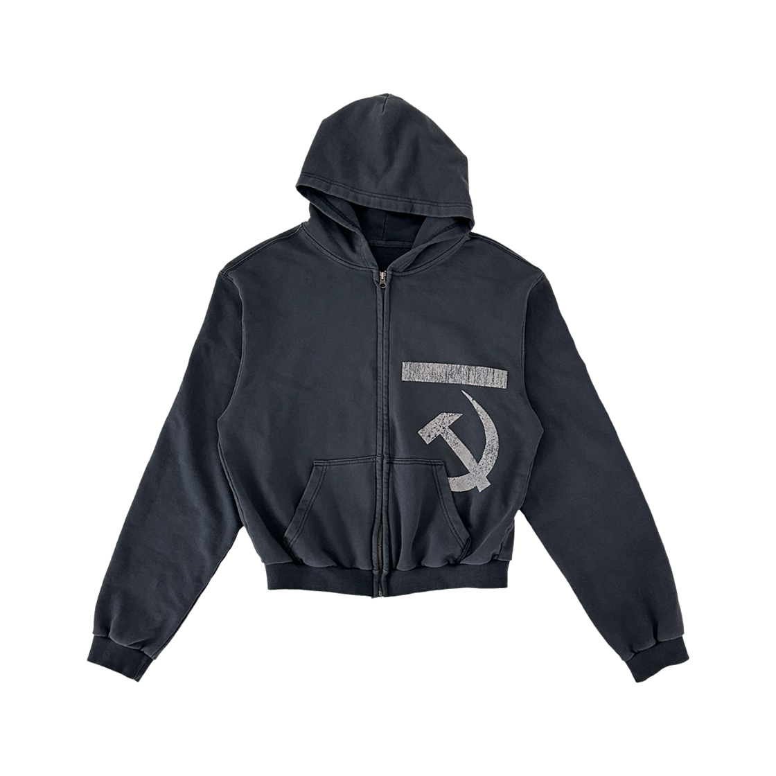 큐에이피 소비에트 빈티지 후드 집업