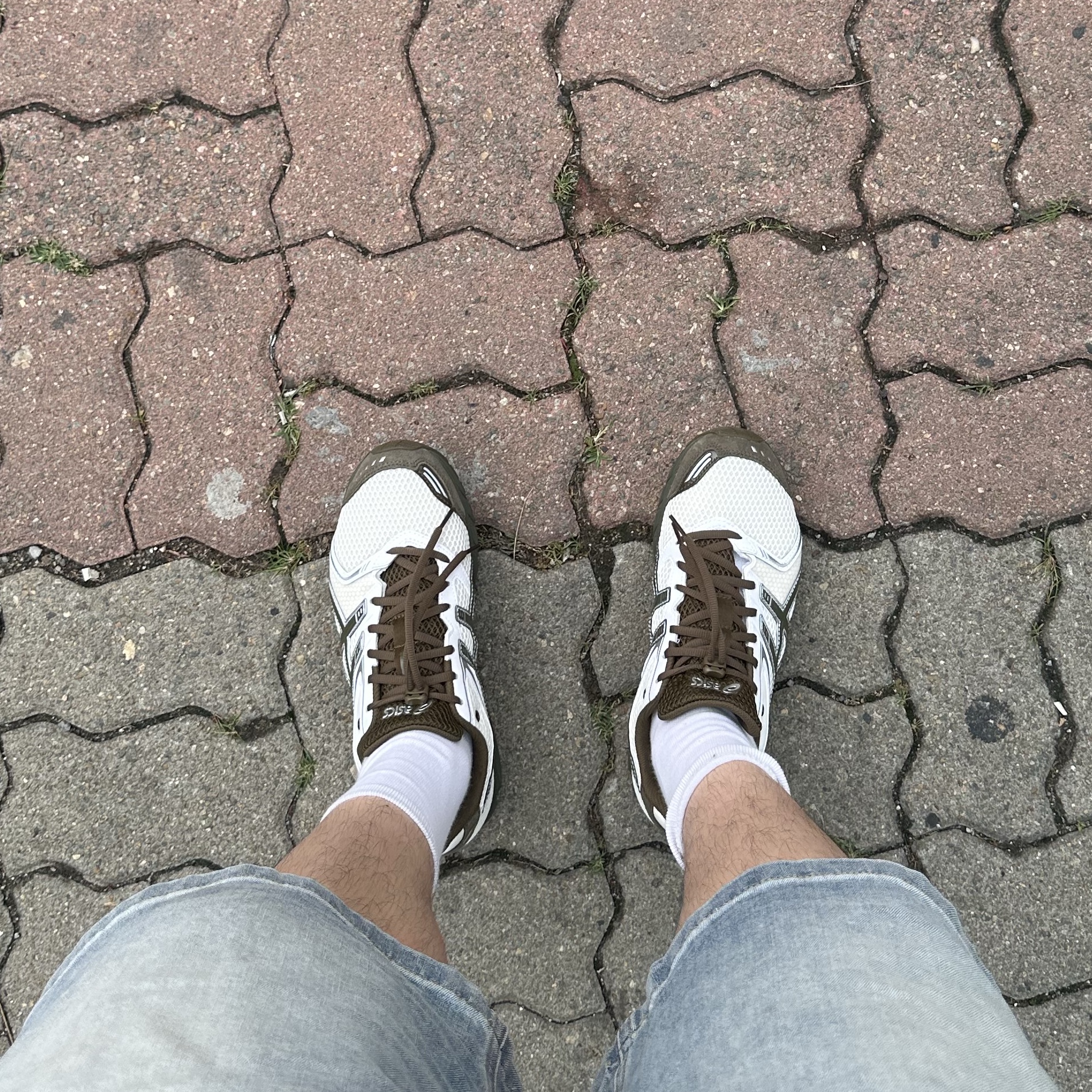 Asics x Temptation Vacation Gel-DS Trainer 14 Cream Olive Canvas 착용 스타일 - 1