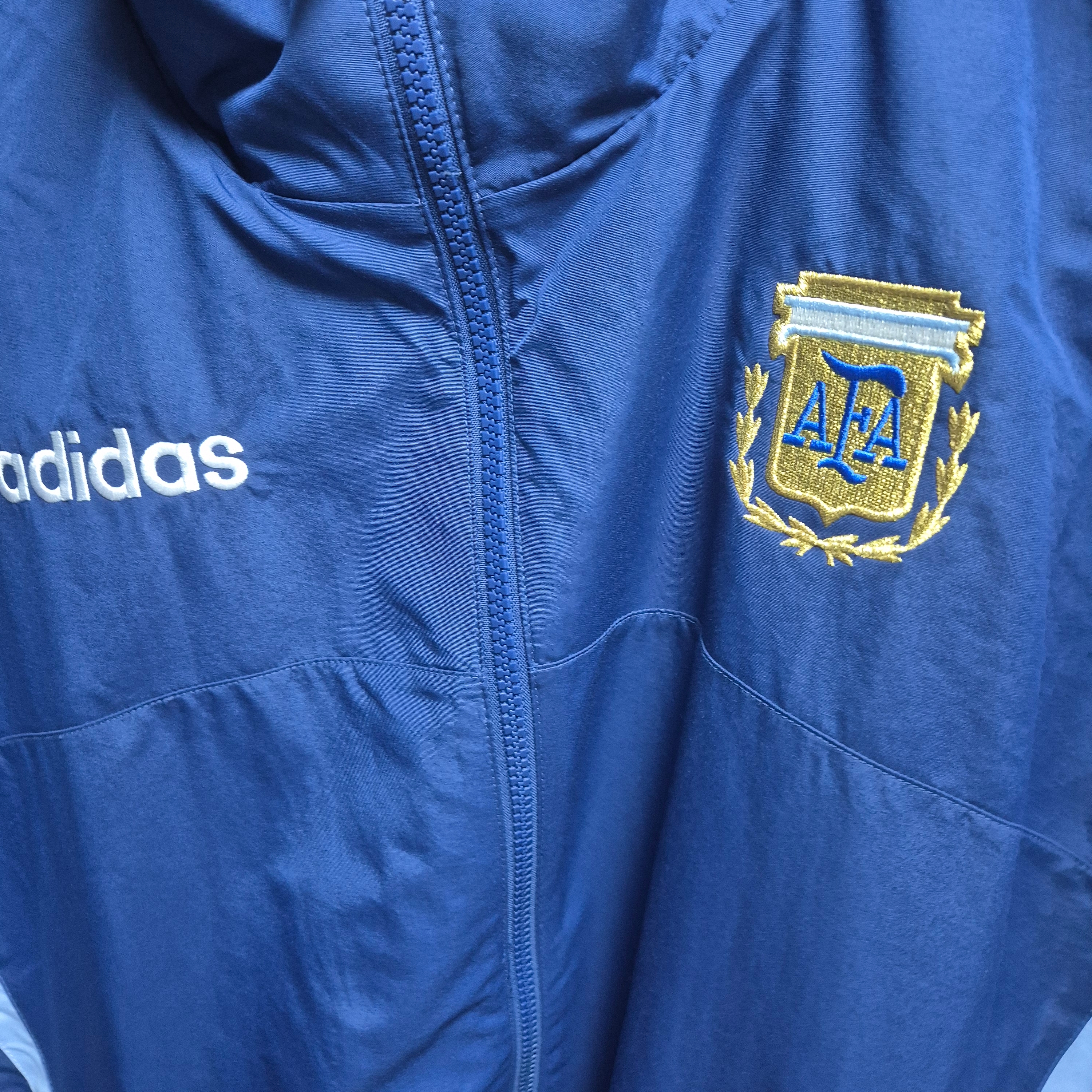 Adidas Argentina 1994 Woven Track Jacket Mute Purple - KR Sizing 착용 스타일