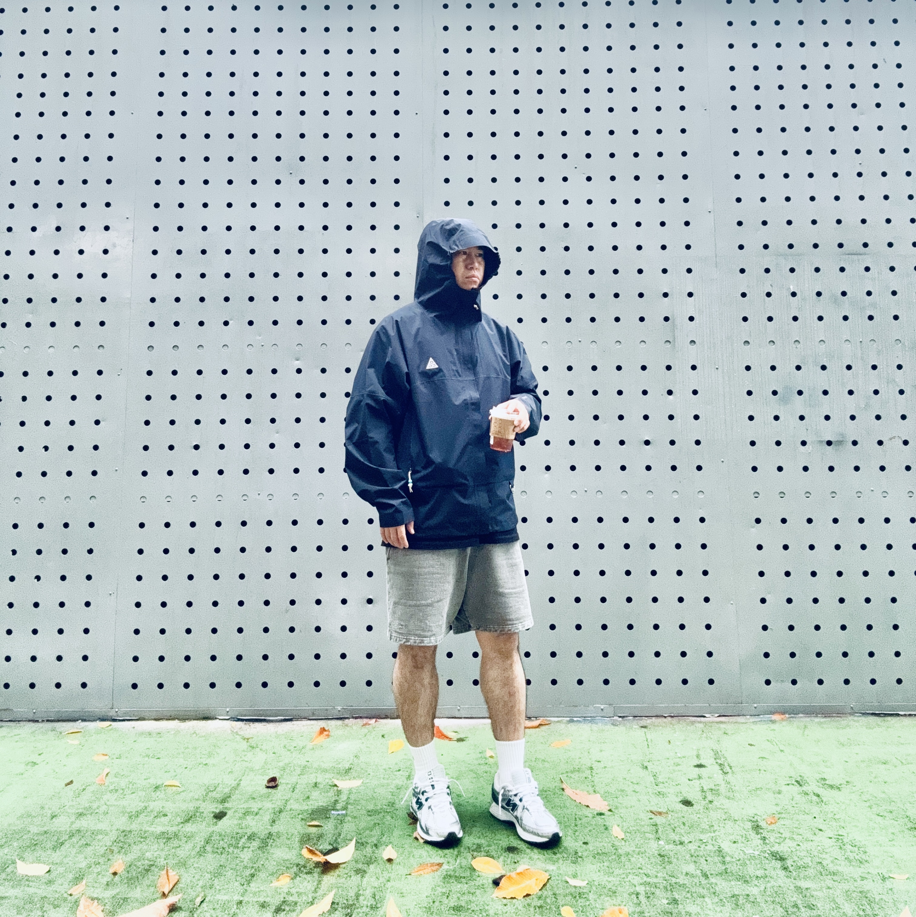 Nike ACG Storm-Fit ADV Cascade Rains Full Zip Jacket Black - Asia, New Balance 1906R Silver Metallic Deep Ocean 착용 스타일 - 1