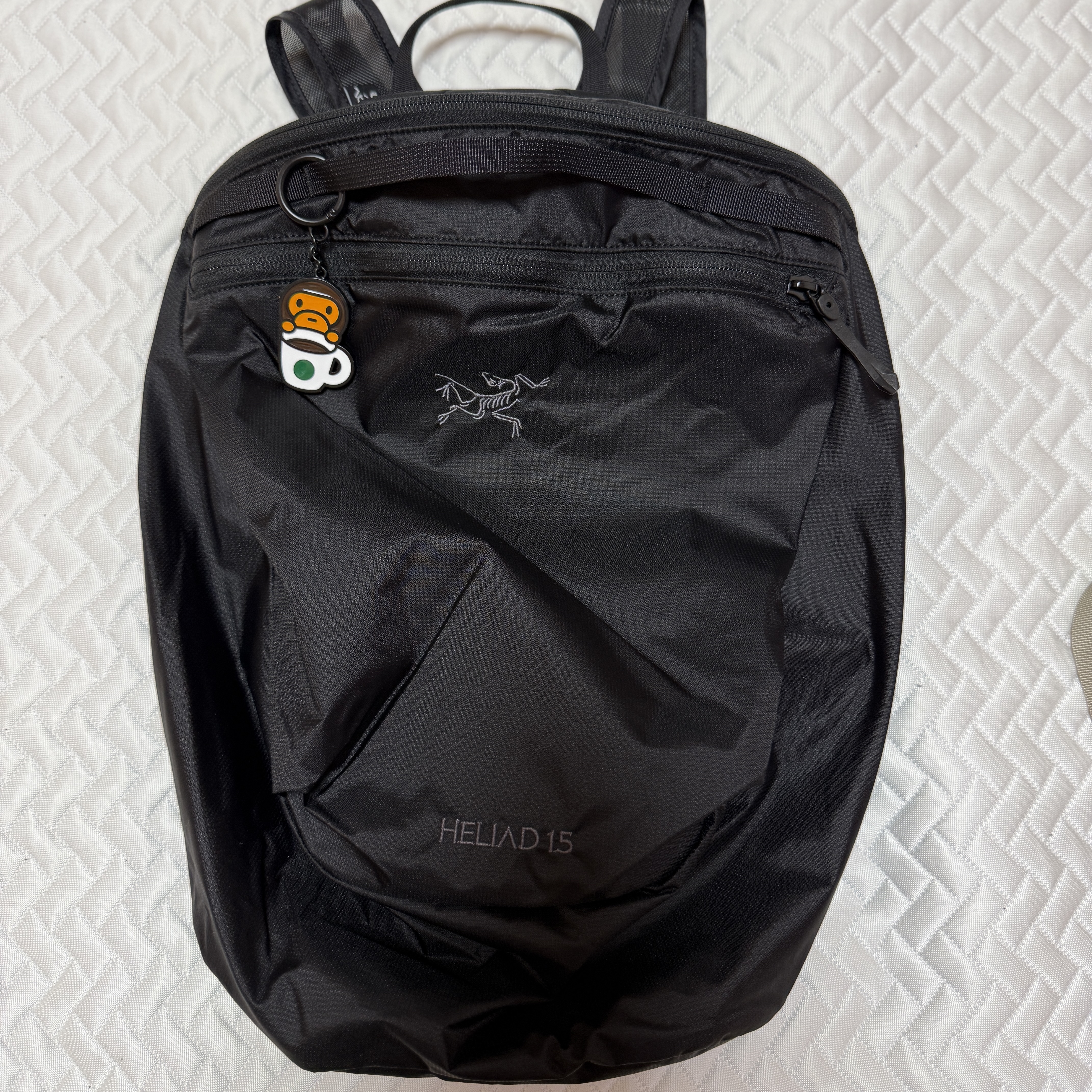 Arc'teryx Heliad 15 Backpack Black, Arc'teryx Heliad 15 Backpack Rune 착용 스타일 - 5