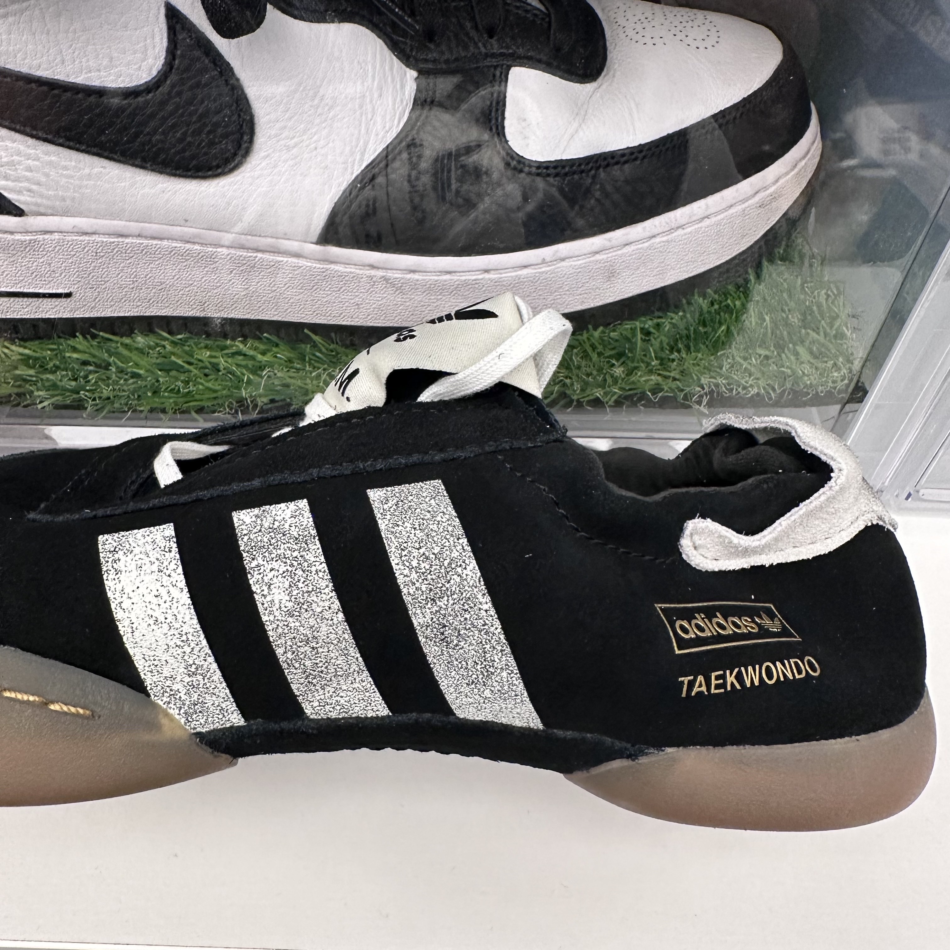 (W) Adidas x Song for the Mute Taekwondo Mei Core Black Cloud White 착용 스타일 - 3