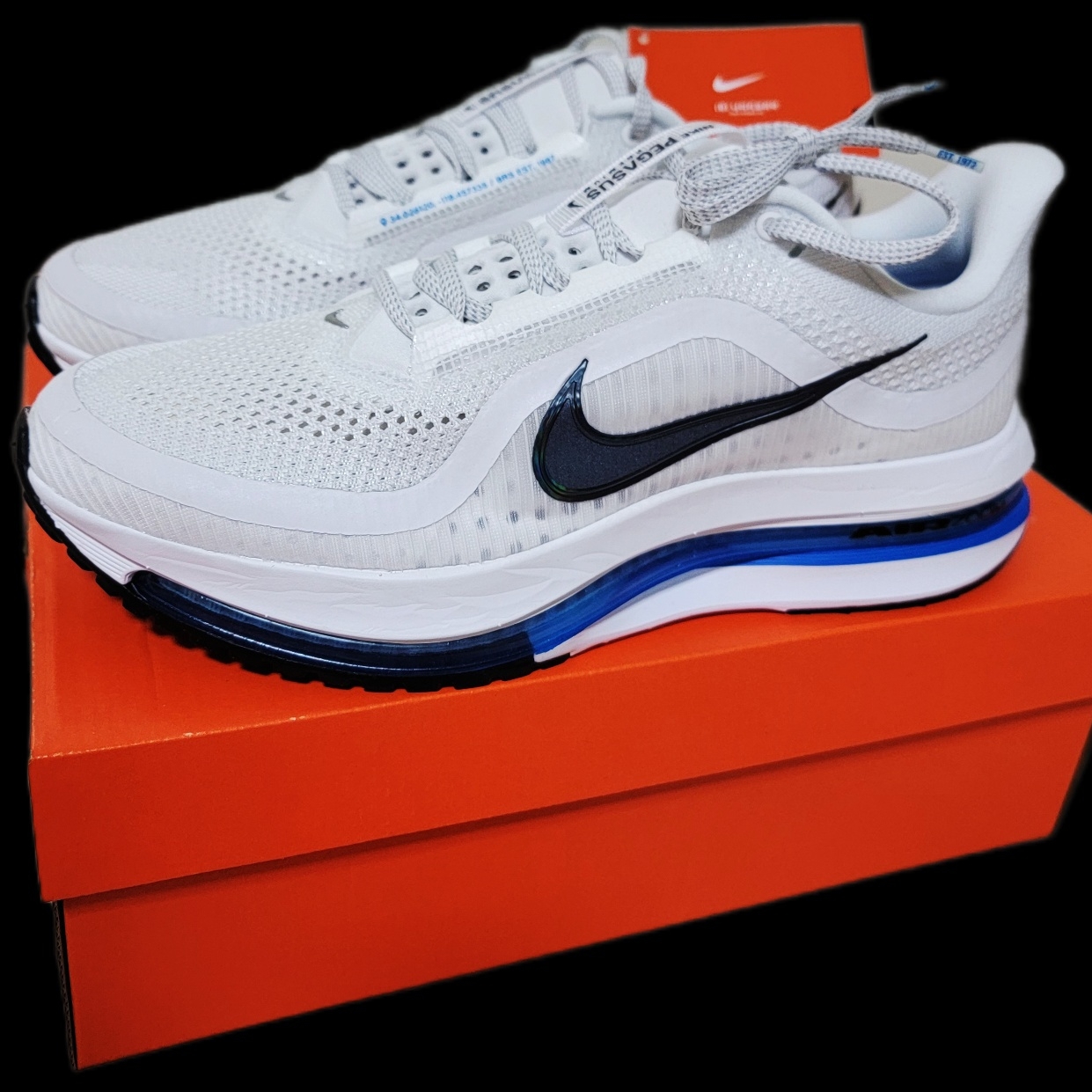 Nike Pegasus Premium White Photo Blue 착용 스타일
