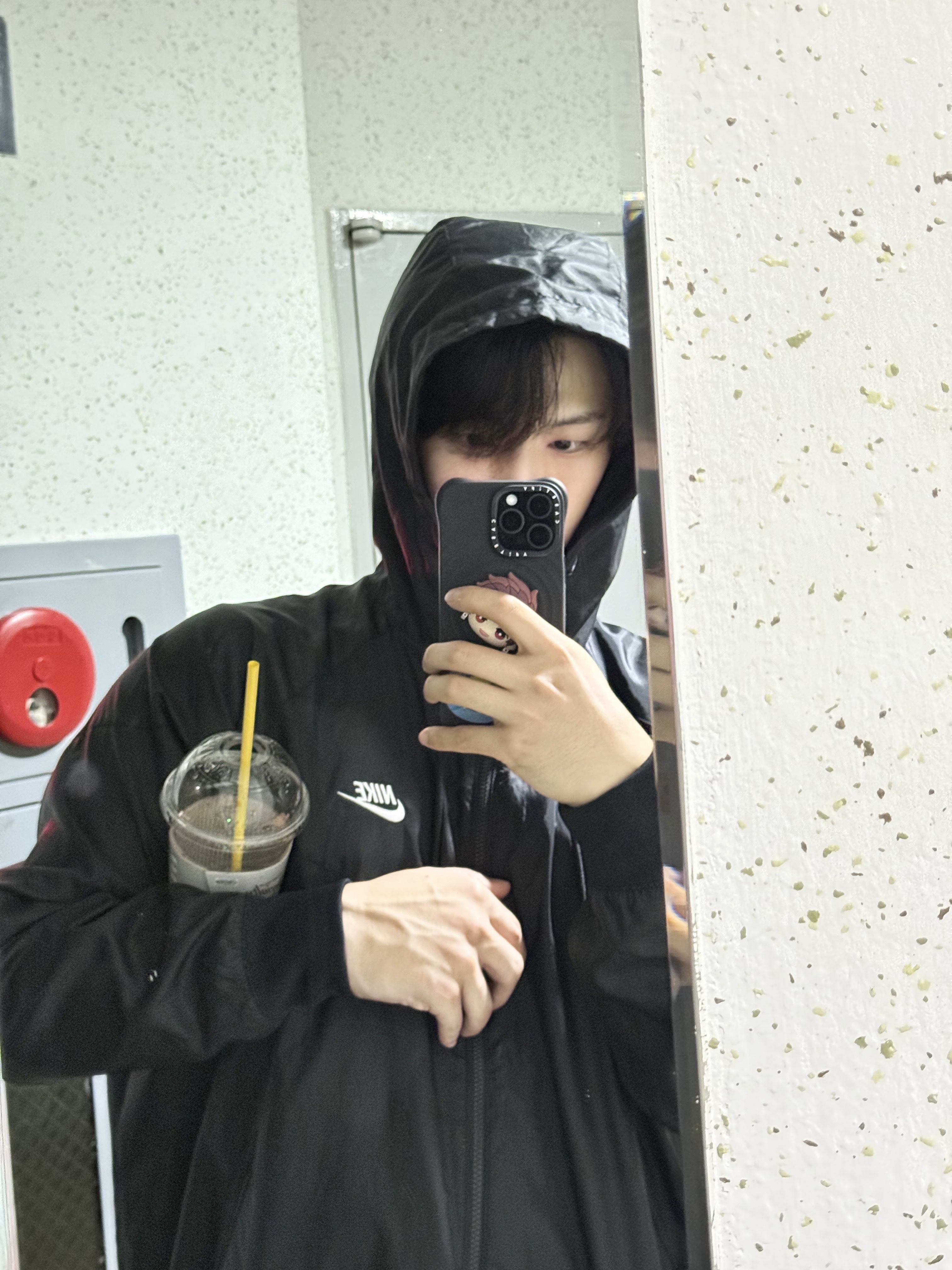 Nike NSW Windrunner Hoodie Jacket Black - Asia, Nike Air Force 1 '07 Low White 착용 스타일 - 1