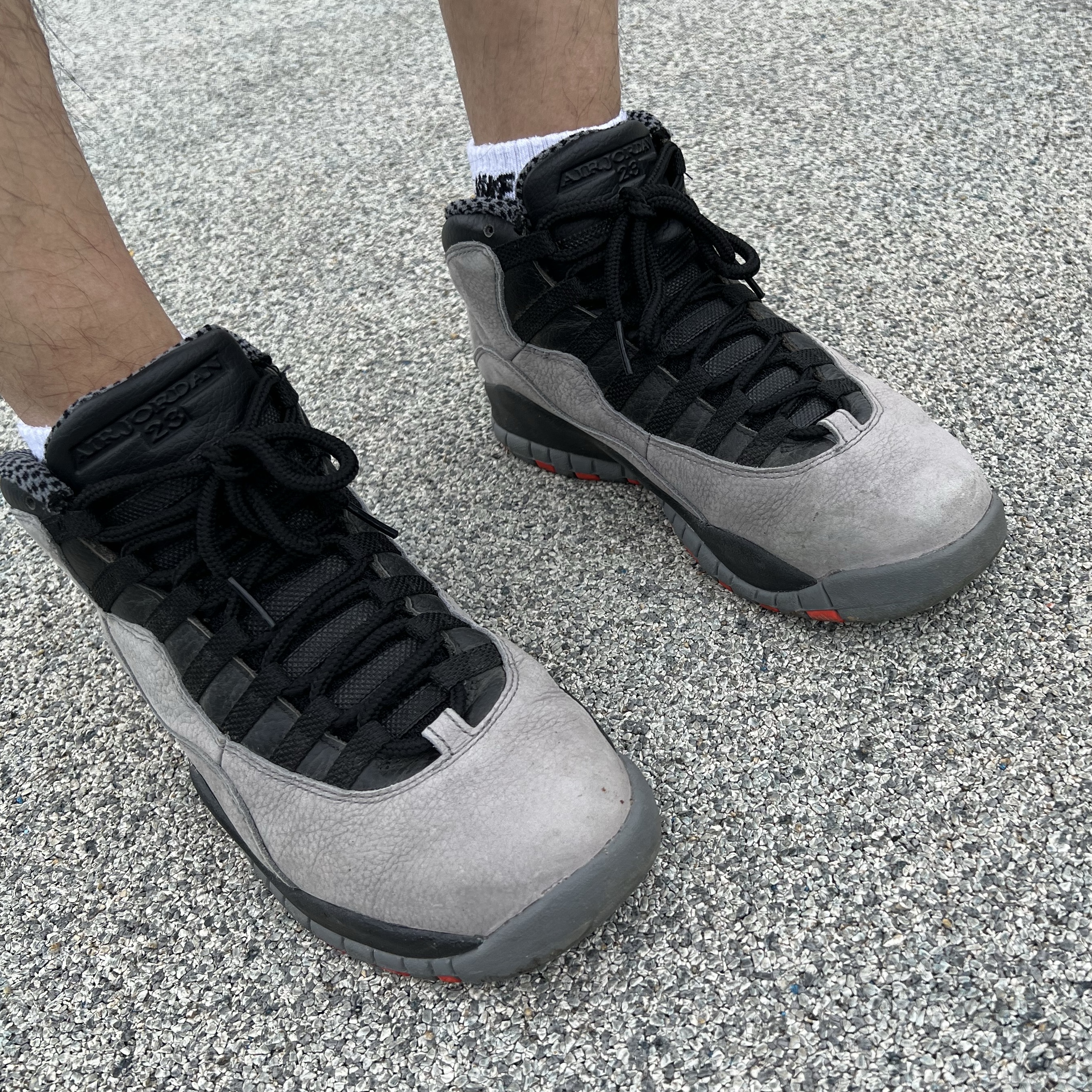 Jordan 10 Retro Cool Grey Black 착용 스타일