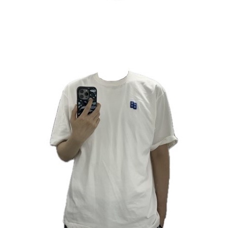 Ader Error Sig; TRS/BL Tag T-Shirt 01 Off White 착용 스타일