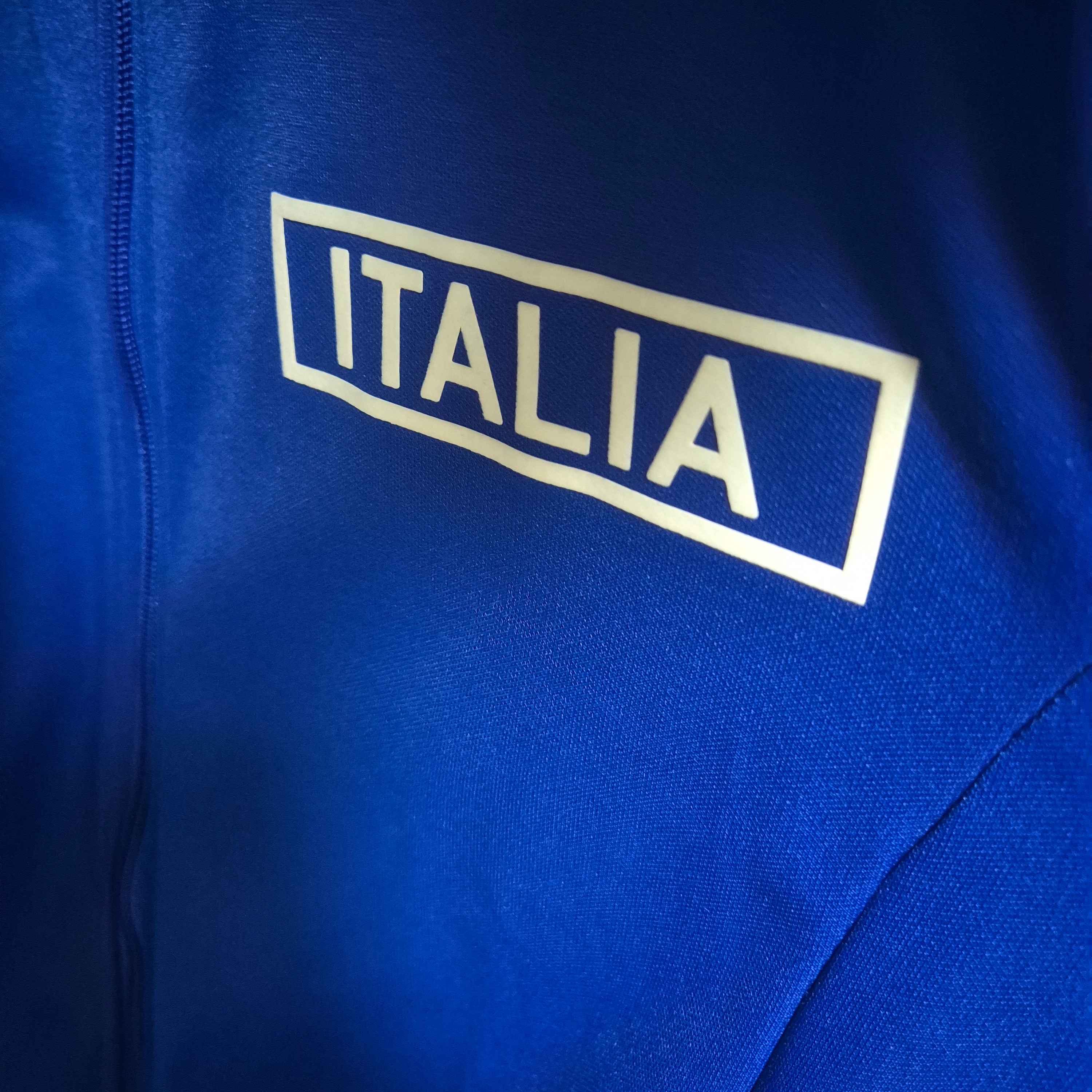 Adidas Italy Beckenbauer Track Top Royal Blue - KR Sizing 착용 스타일