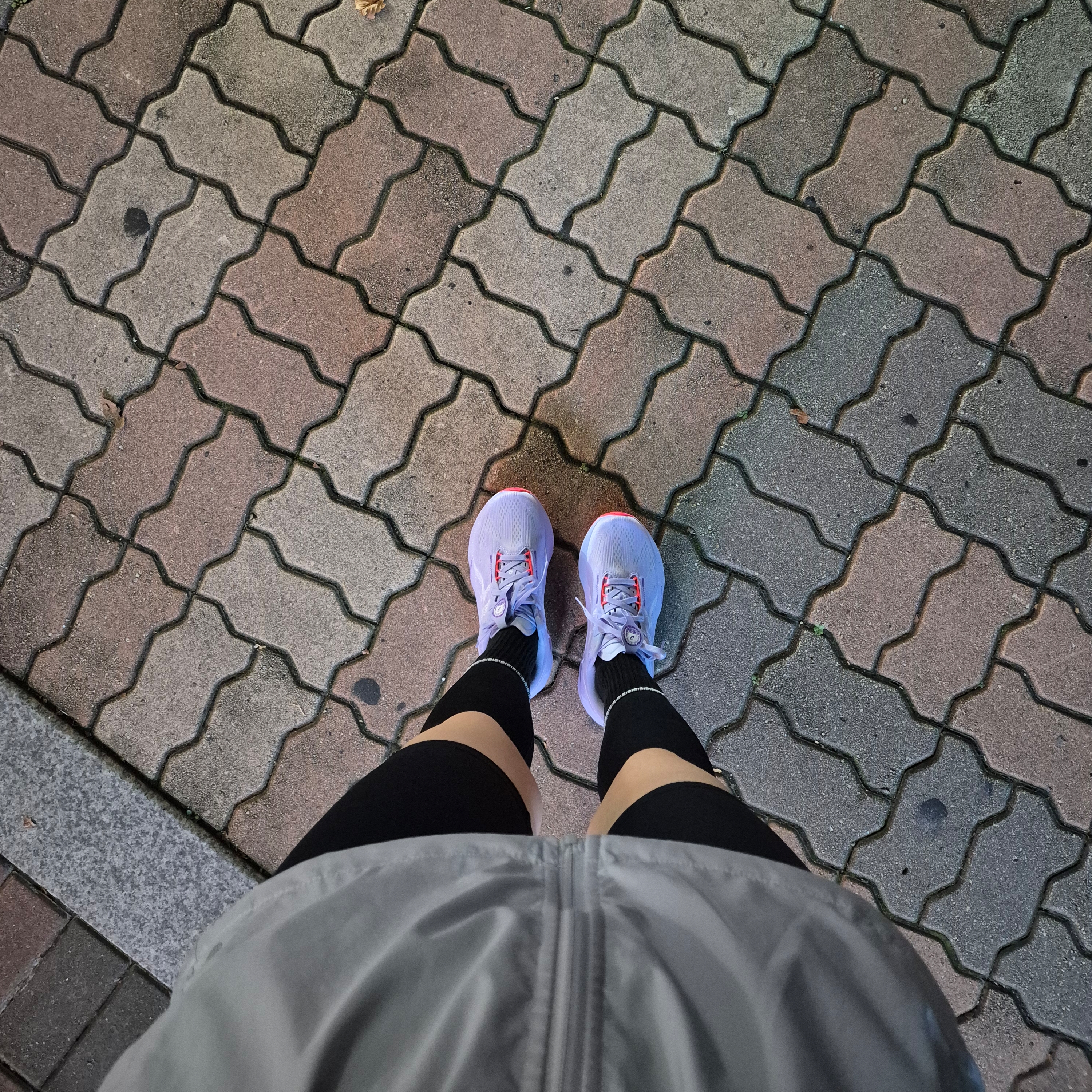 (W) Asics Novablast 5 Tokyo Vapor Edo Purple 착용 스타일