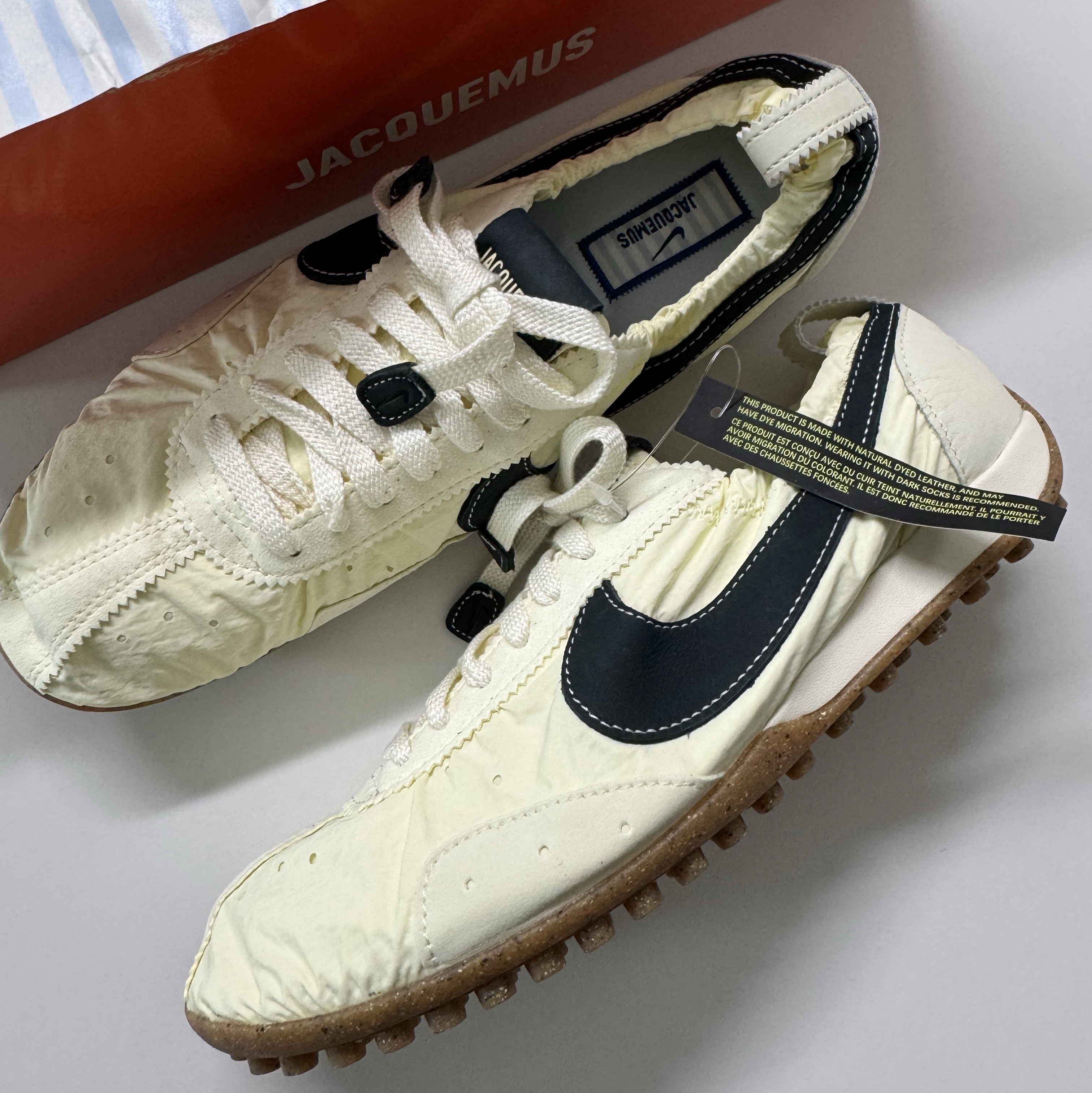 Nike x Jacquemus Moon Shoe SP Alabaster Off Noir 착용 스타일