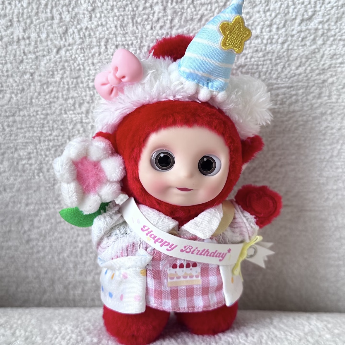 Pop Mart Teletubbies Say Hello Series Figures Sealed Case Po's Happy Flower (Opened Case) 착용 스타일