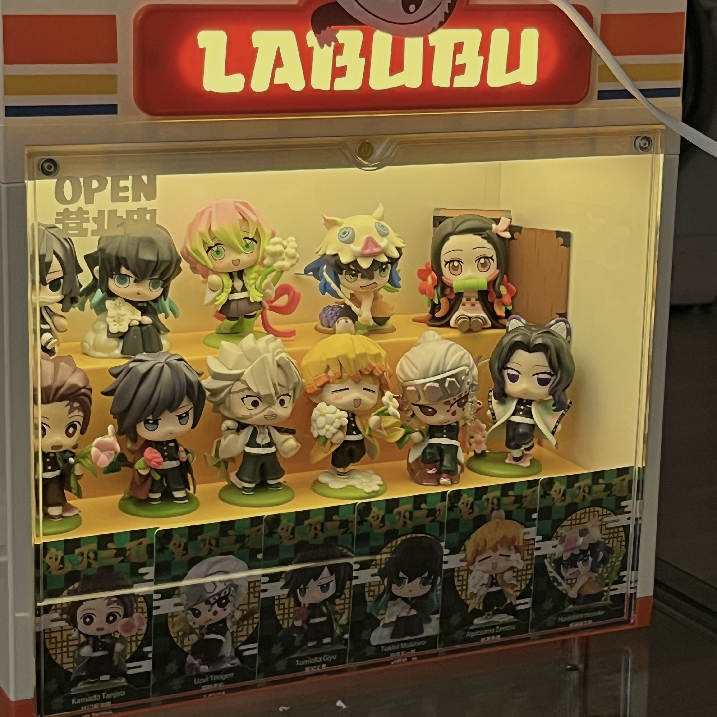 Pop Mart Demon Slayer Kimetsu no Yaiba Birth Flower Series Sealed Case (12 Blind Boxes) 착용 스타일