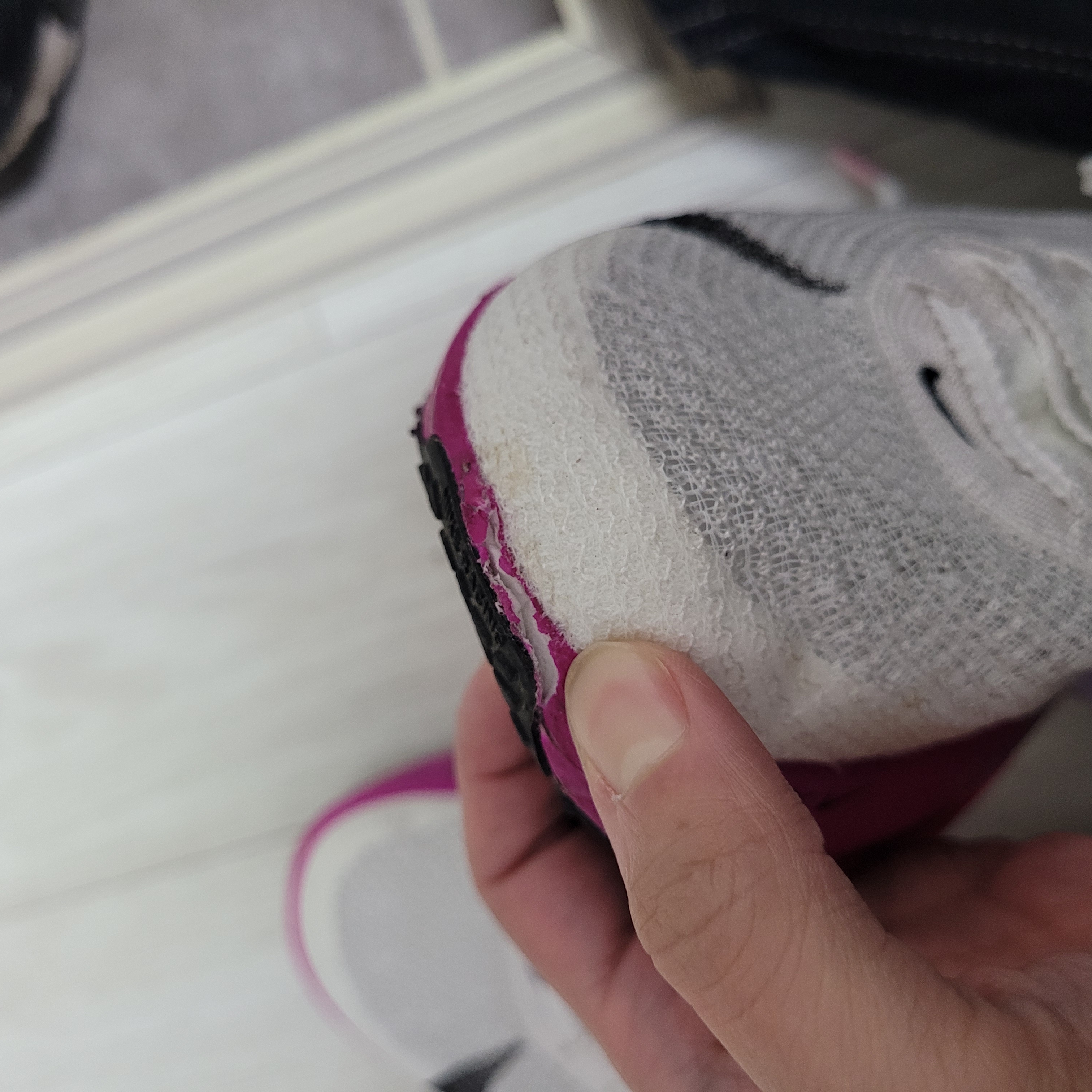 (W) Nike Air Zoom Alphafly Next% 3 Hyper Pink 착용 스타일 - 1