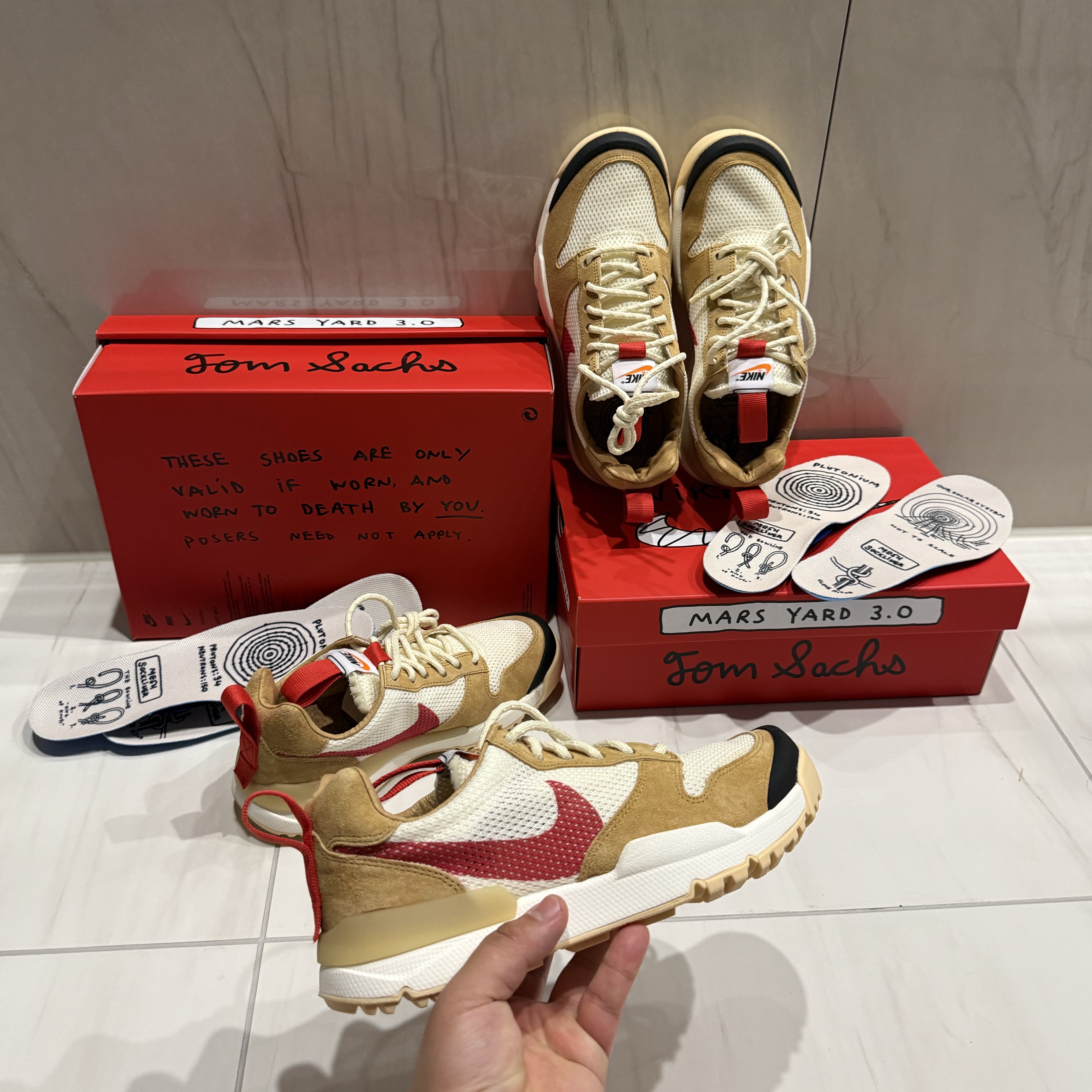 Nike x Tom Sachs Mars Yard Shoe 3.0 Space Camp 착용 스타일 - 3