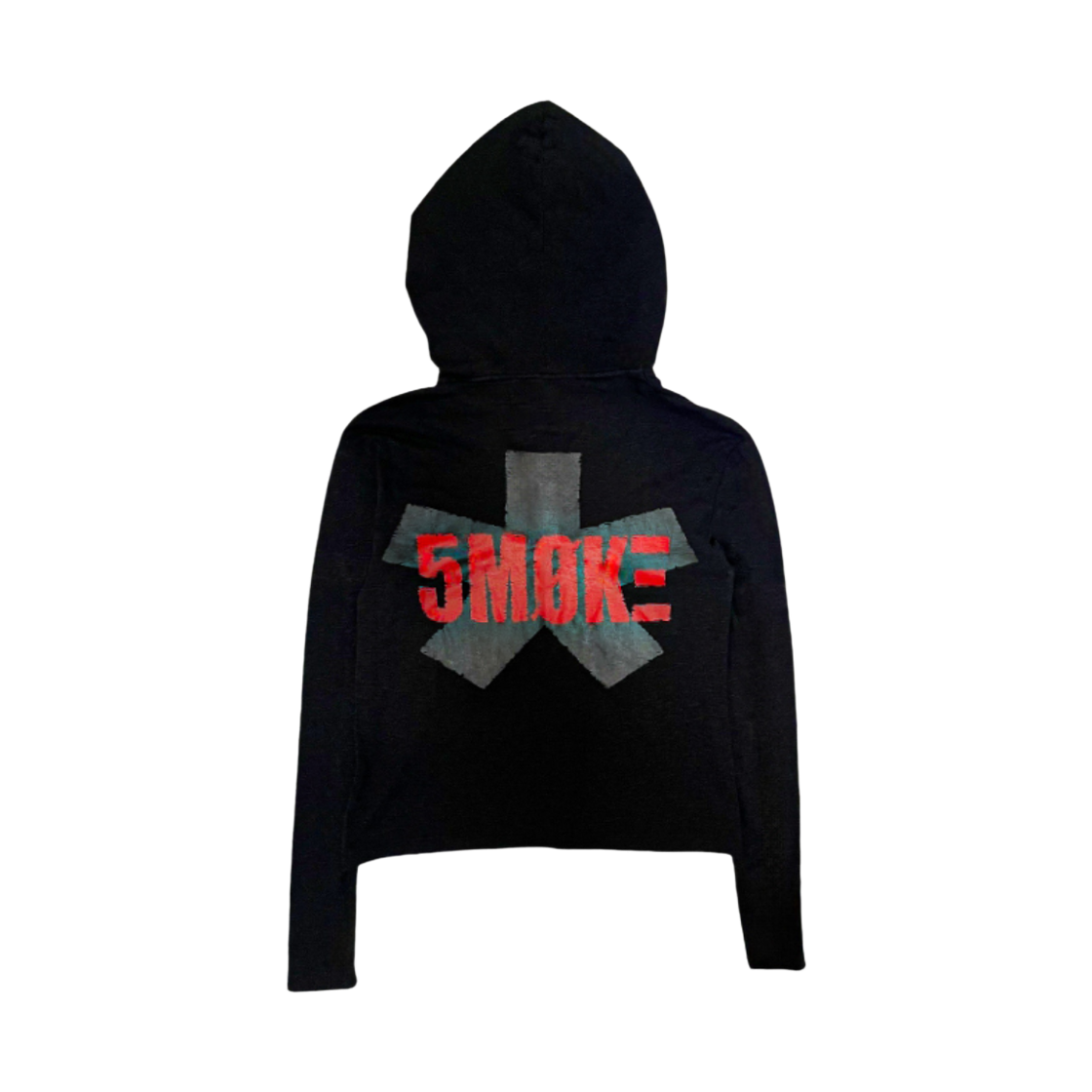 스모크어스타 5M0KE 후드 롱슬리브 블랙(Smokeastar 5M0KE Hooded Long-Sleeve Black)