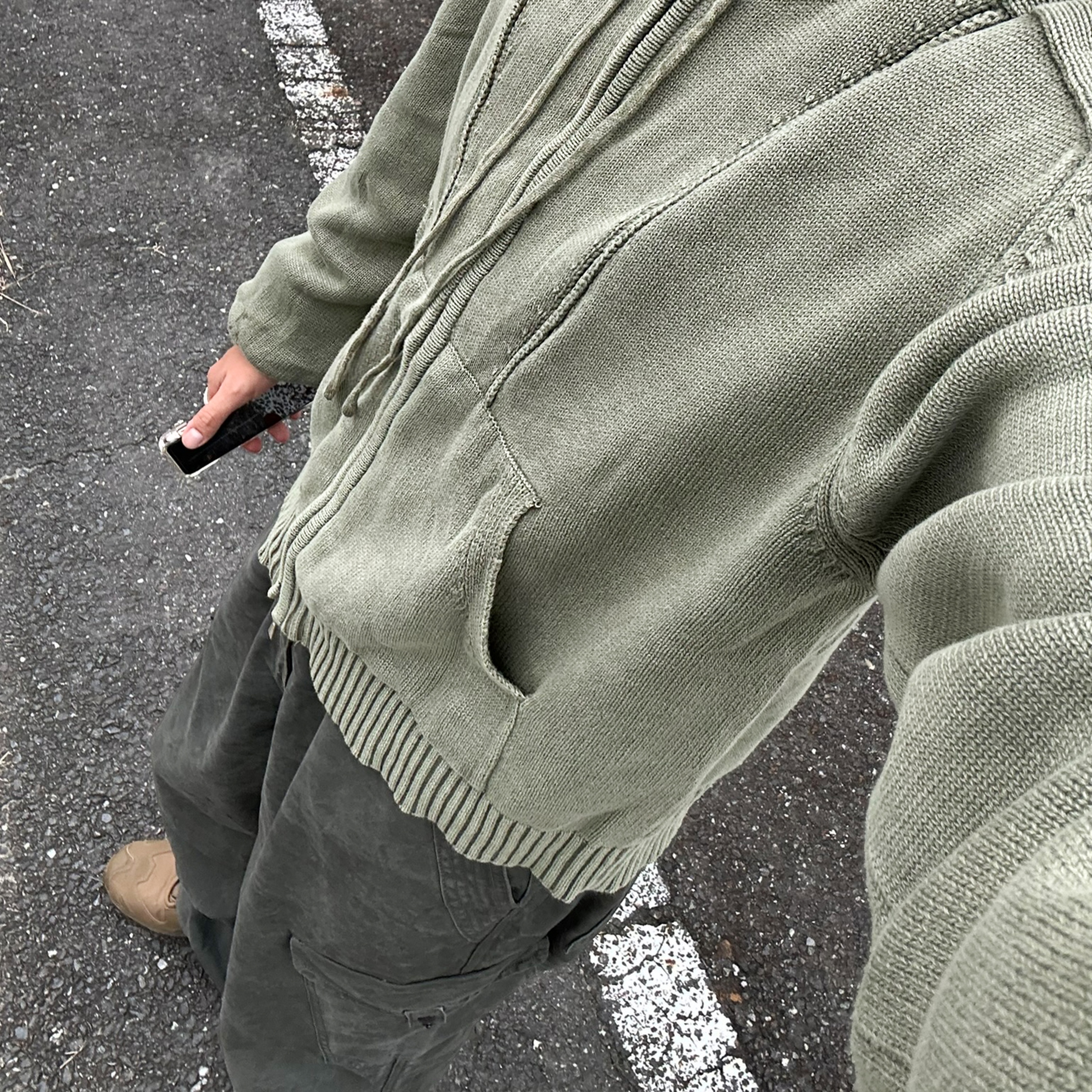 Salomon XA Forces Jungle Coyote Brown 착용 스타일 - 1