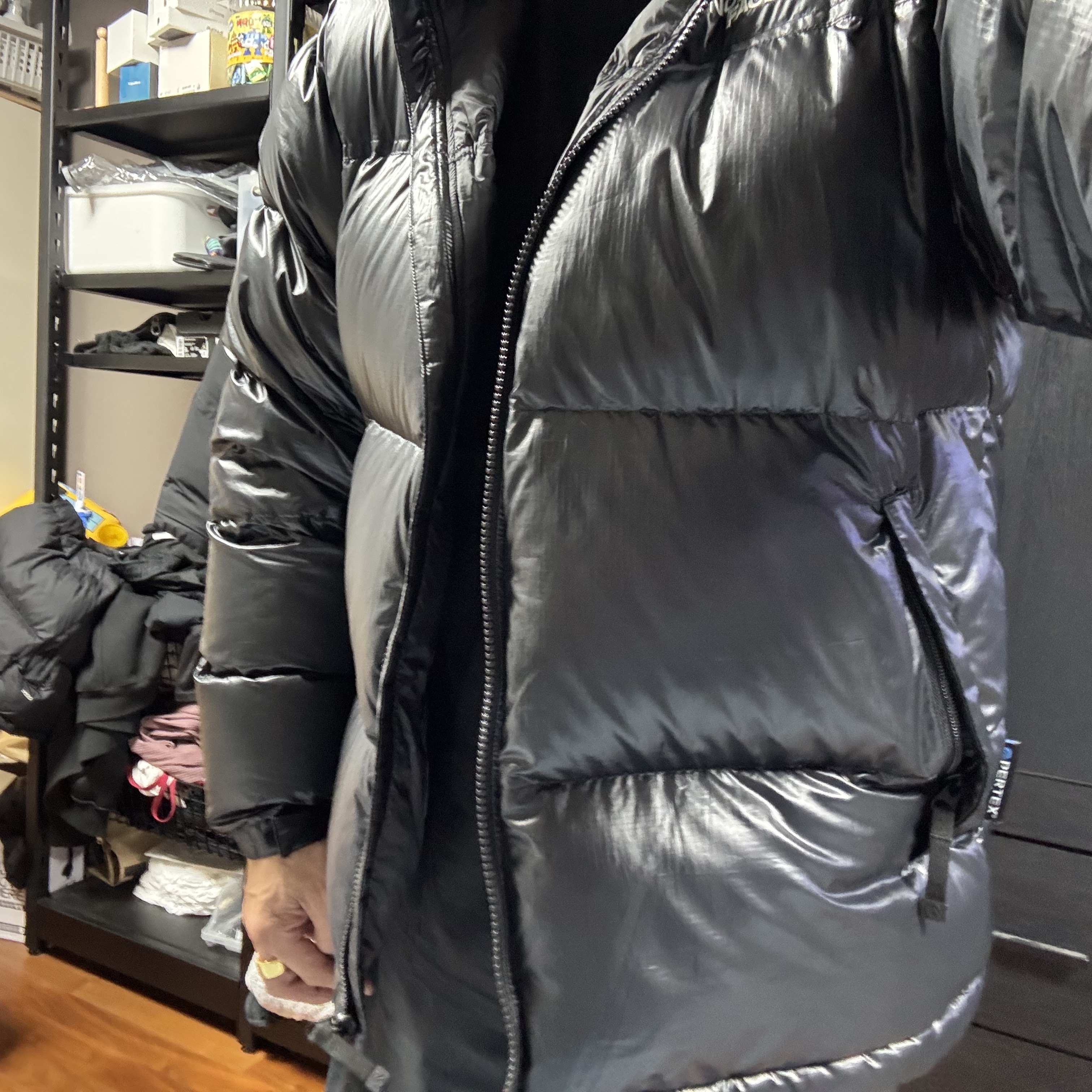 The North Face Quantum Nuptse RDS Jacket Black, The North Face Quantum Nuptse Jacket Black 착용 스타일 - 4