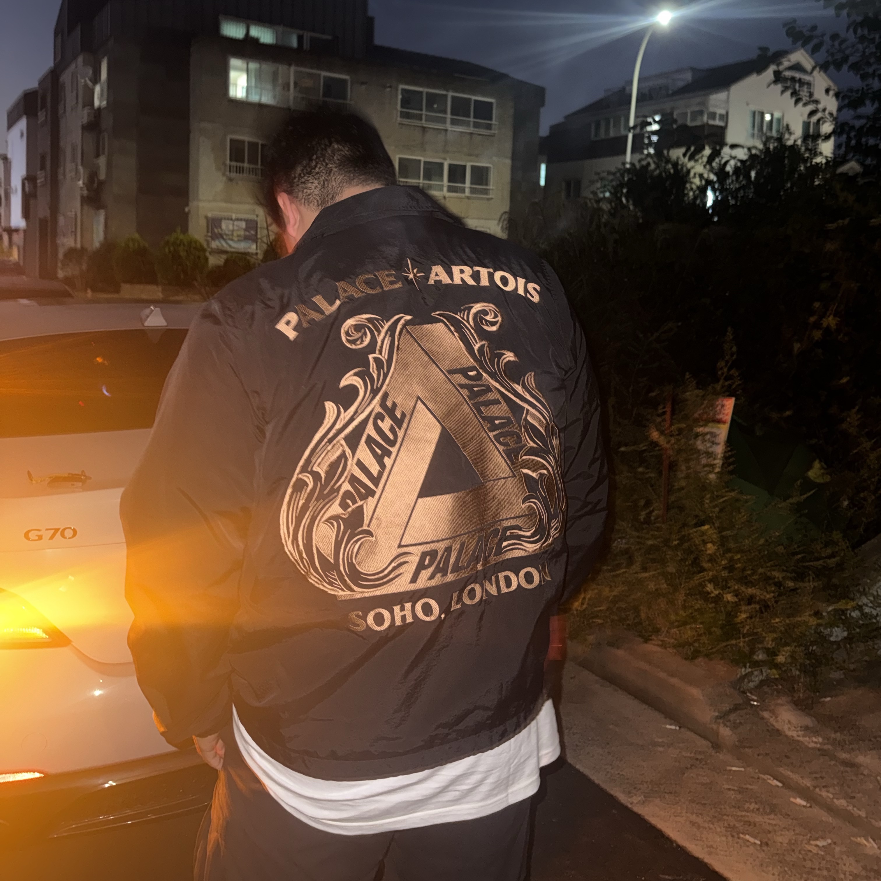 Palace x Stella Artois Coach Jacket Black - 21FW, Nike ACG Smith Summit Cargo Pants Black Anthracite - Asia 착용 스타일 - 1