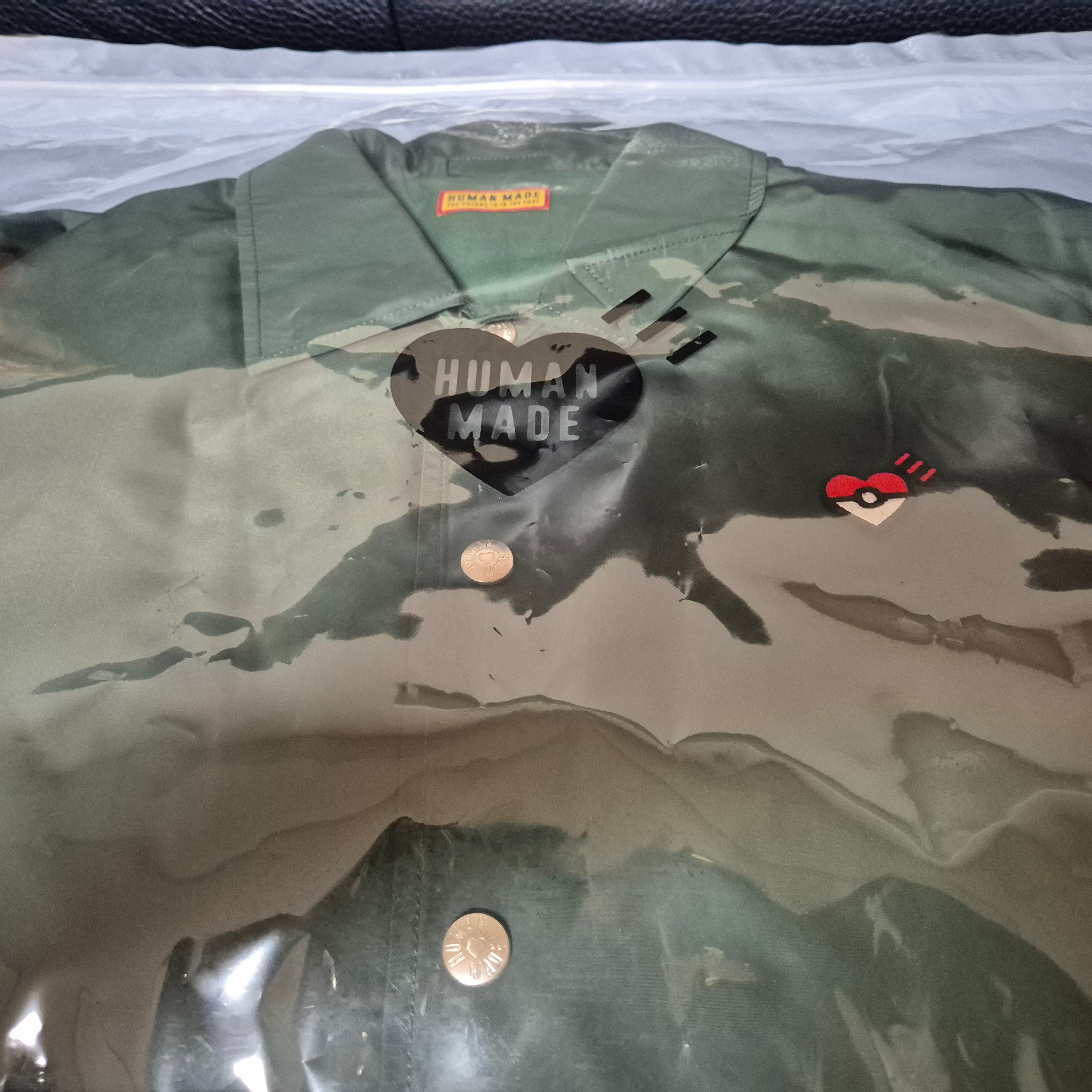 Human Made x Pokemon Made Coach Jacket Green, Prada Blushing Care Lip Balm U001 Astral Pink 착용 스타일 - 3