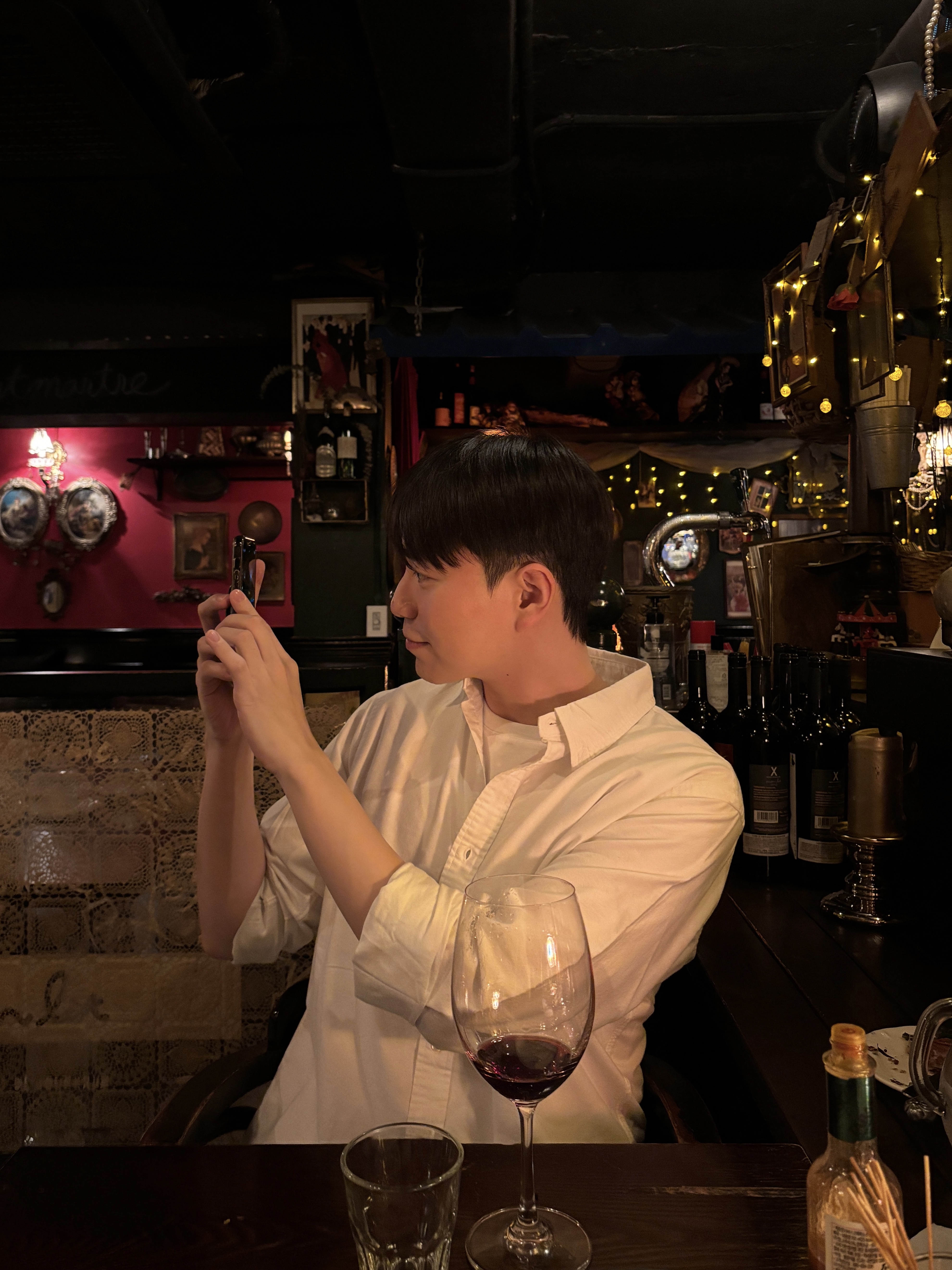 [30% 적립] Polo Ralph Lauren Classic Fit Garment Dyed Oxford Shirt White 착용 스타일