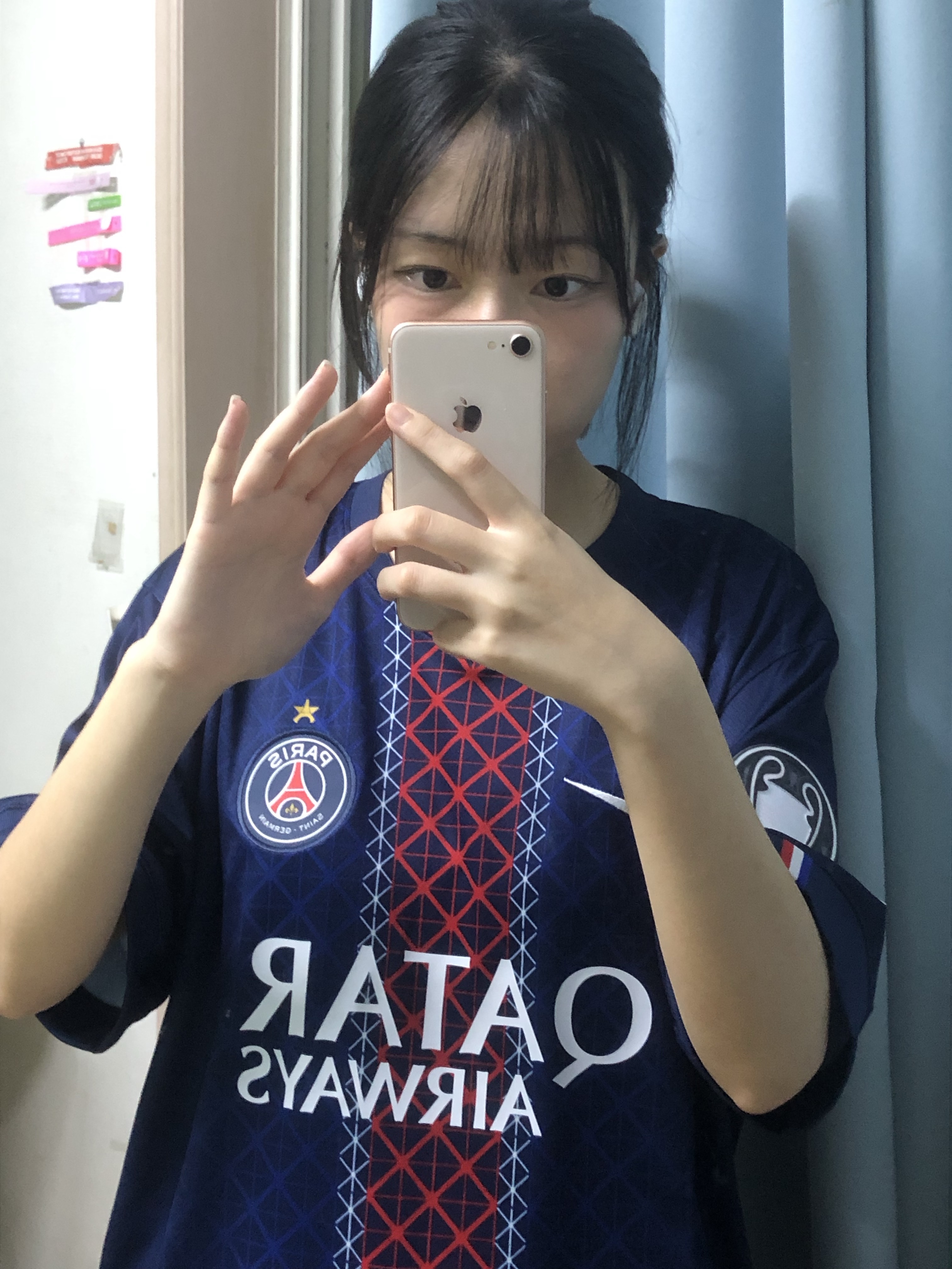 Nike Paris Saint-Germain 2025/26 Stadium Home Dri-Fit Soccer Replica Jersey Midnight Navy (Non Marking Ver.) 착용 스타일 - 2