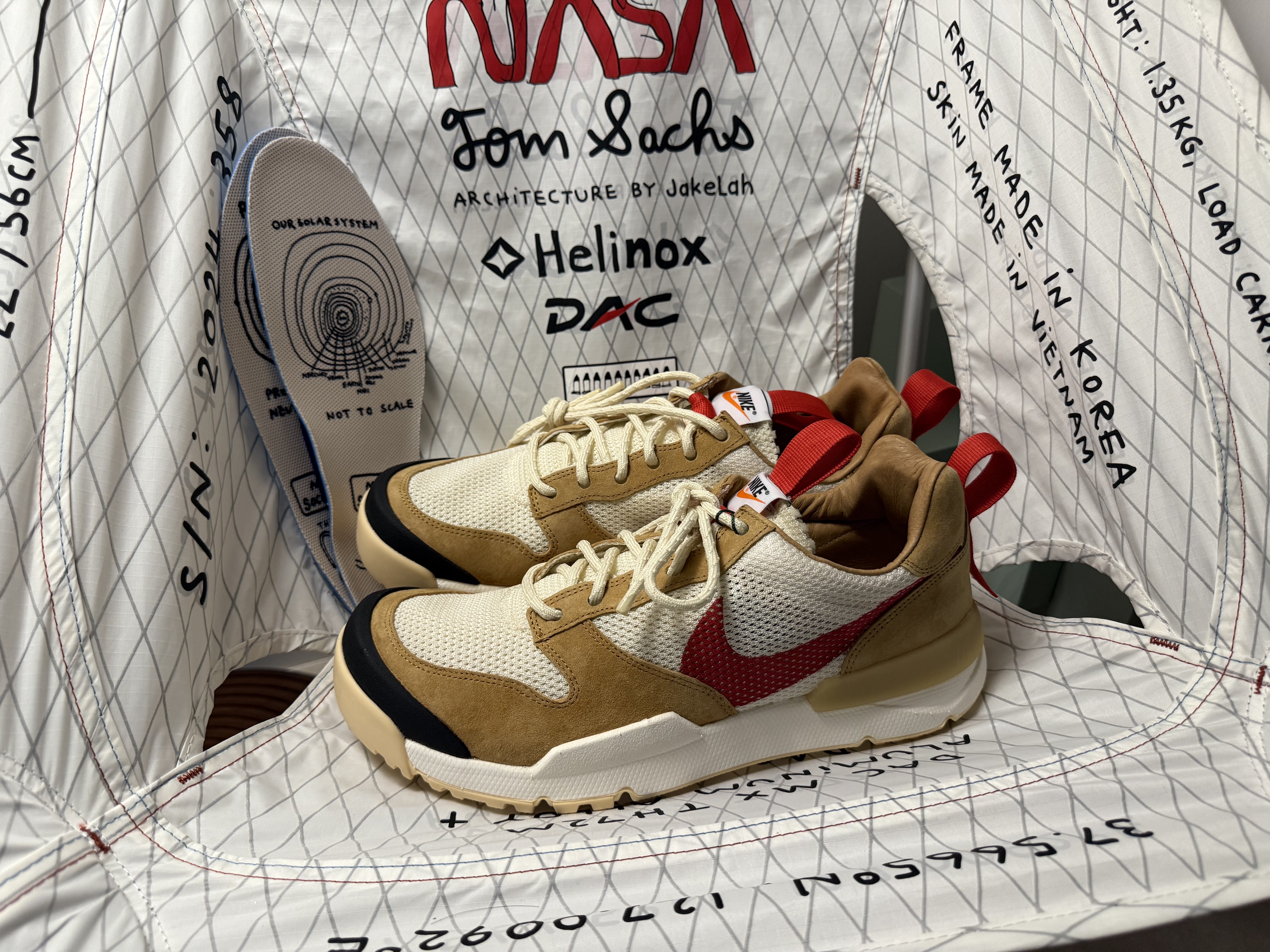 Nike x Tom Sachs Mars Yard Shoe 3.0 Space Camp 착용 스타일 - 2