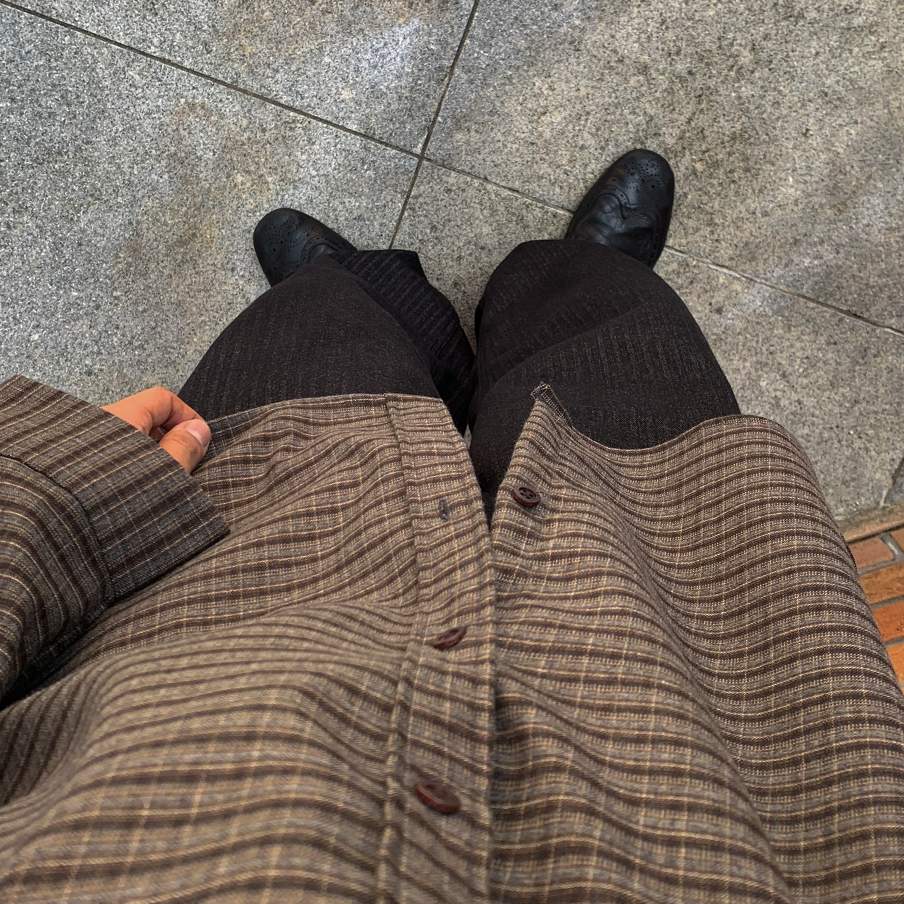 Prada Double Monk Strap Shoes Black 착용 스타일 - 1