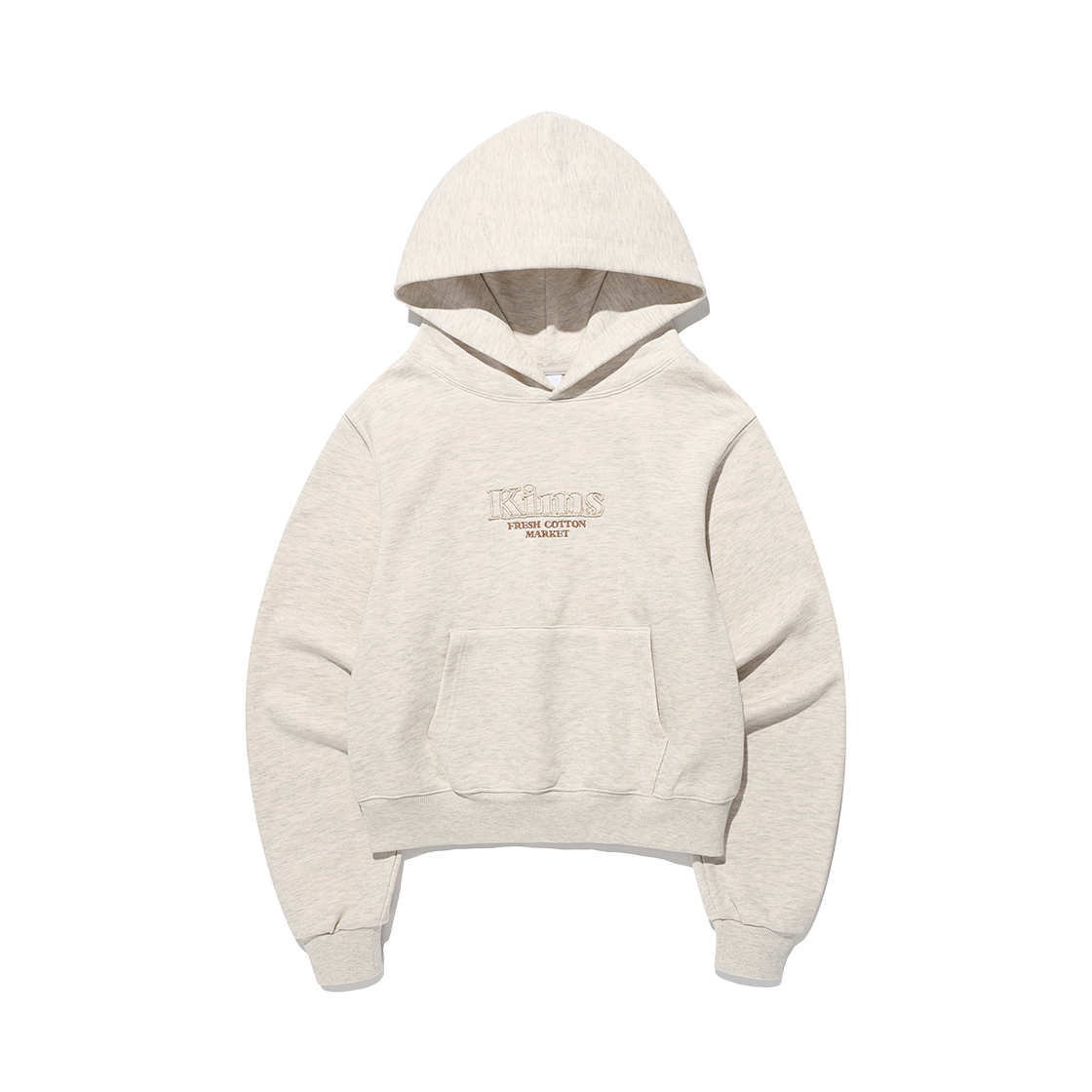 KIB5FUM404AOT Kims Fresh Cotton Market Bam Terry App Hoodie Oatmeal