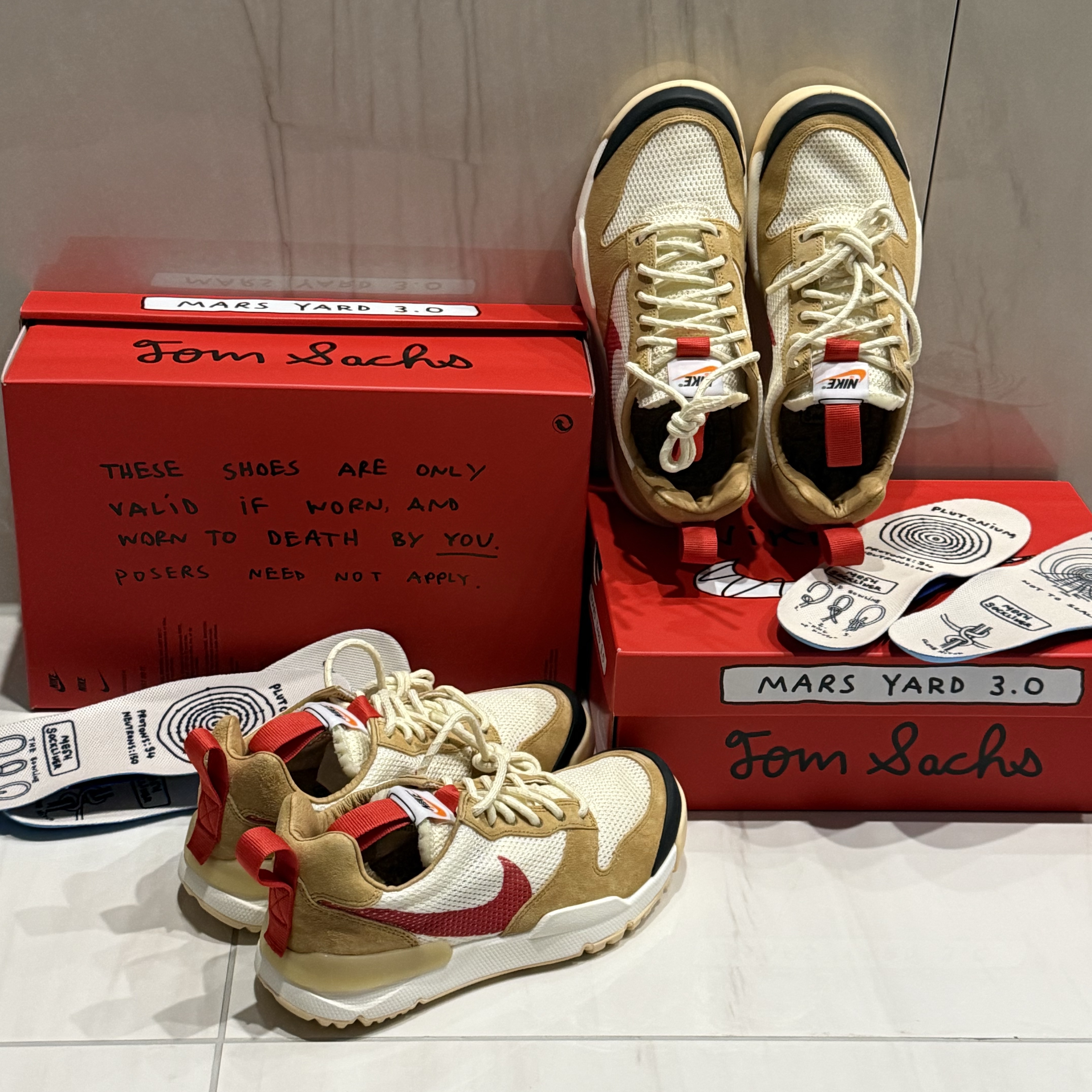 Nike x Tom Sachs Mars Yard Shoe 3.0 Space Camp 착용 스타일 - 2