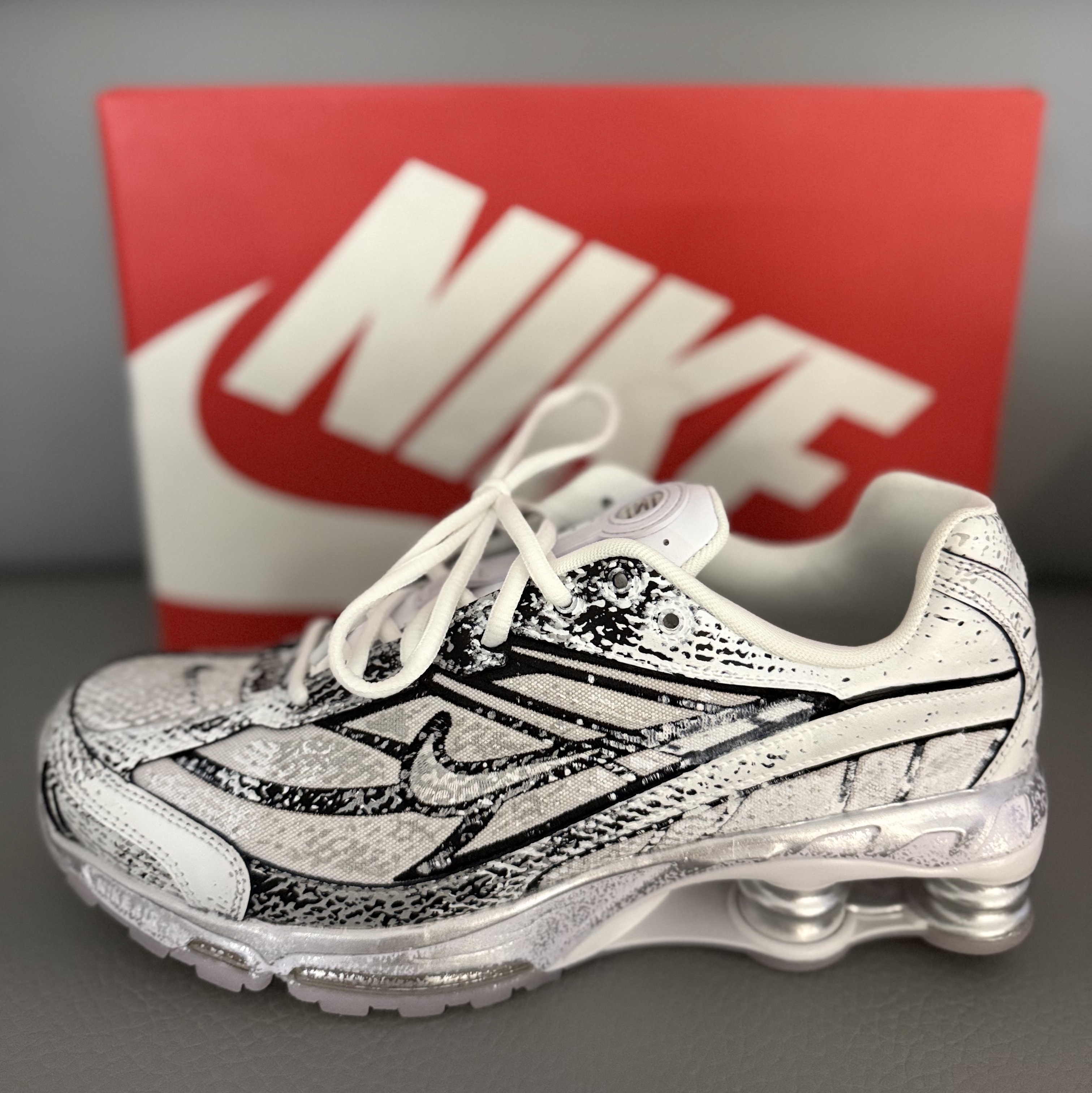 Nike Shox Ride 2 Metallic Platinum 착용 스타일