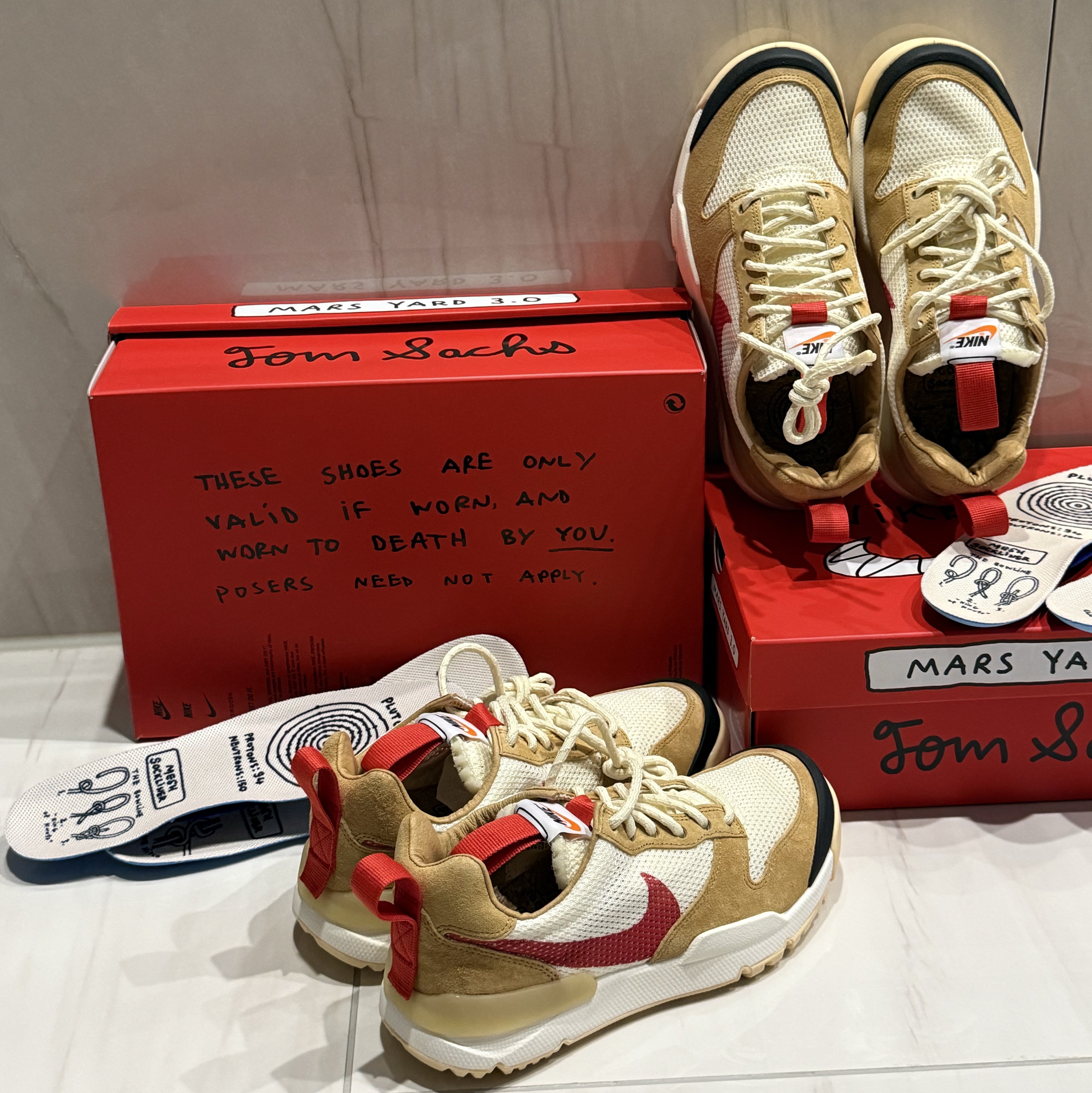 Nike x Tom Sachs Mars Yard Shoe 3.0 Space Camp 착용 스타일 - 4
