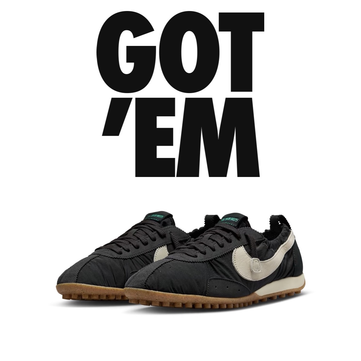 Nike x Jacquemus Moon Shoe SP Off Noir Cashmere 착용 스타일