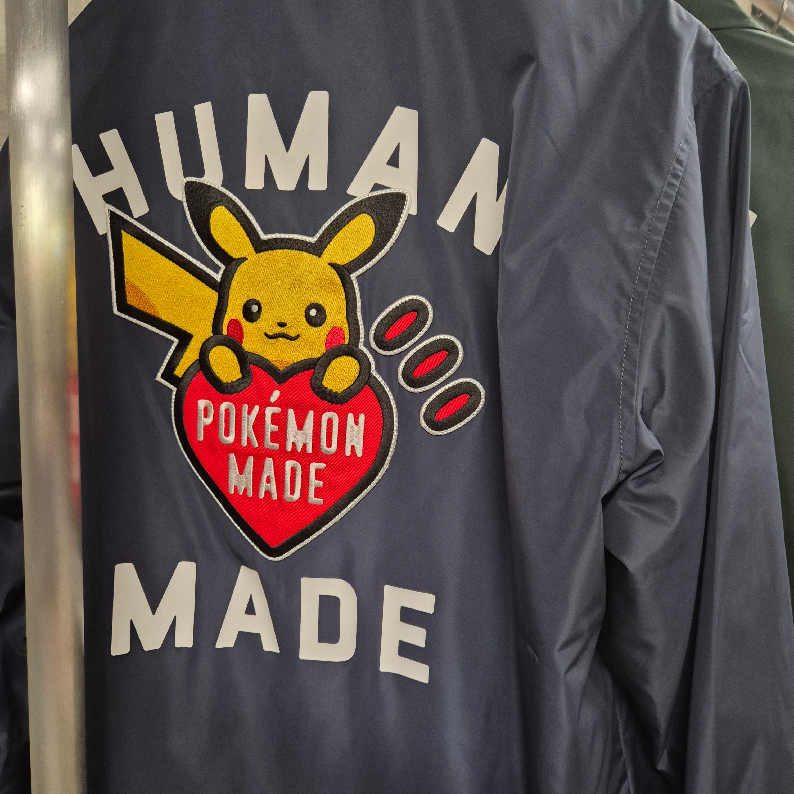 Human Made x Pokemon Made Coach Jacket Green, Prada Blushing Care Lip Balm U001 Astral Pink 착용 스타일 - 5