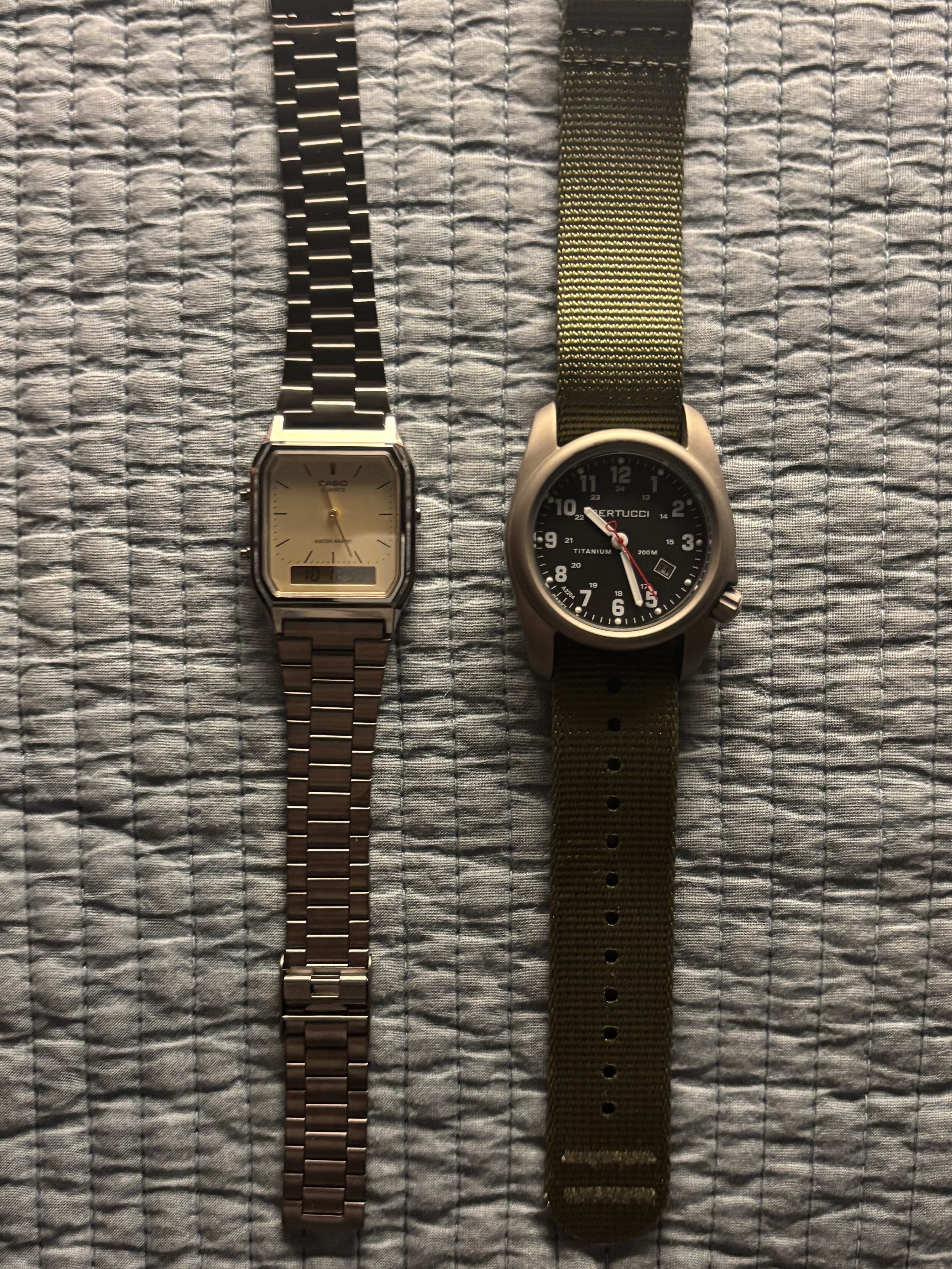 Casio AQ-230GG-9A 착용 스타일