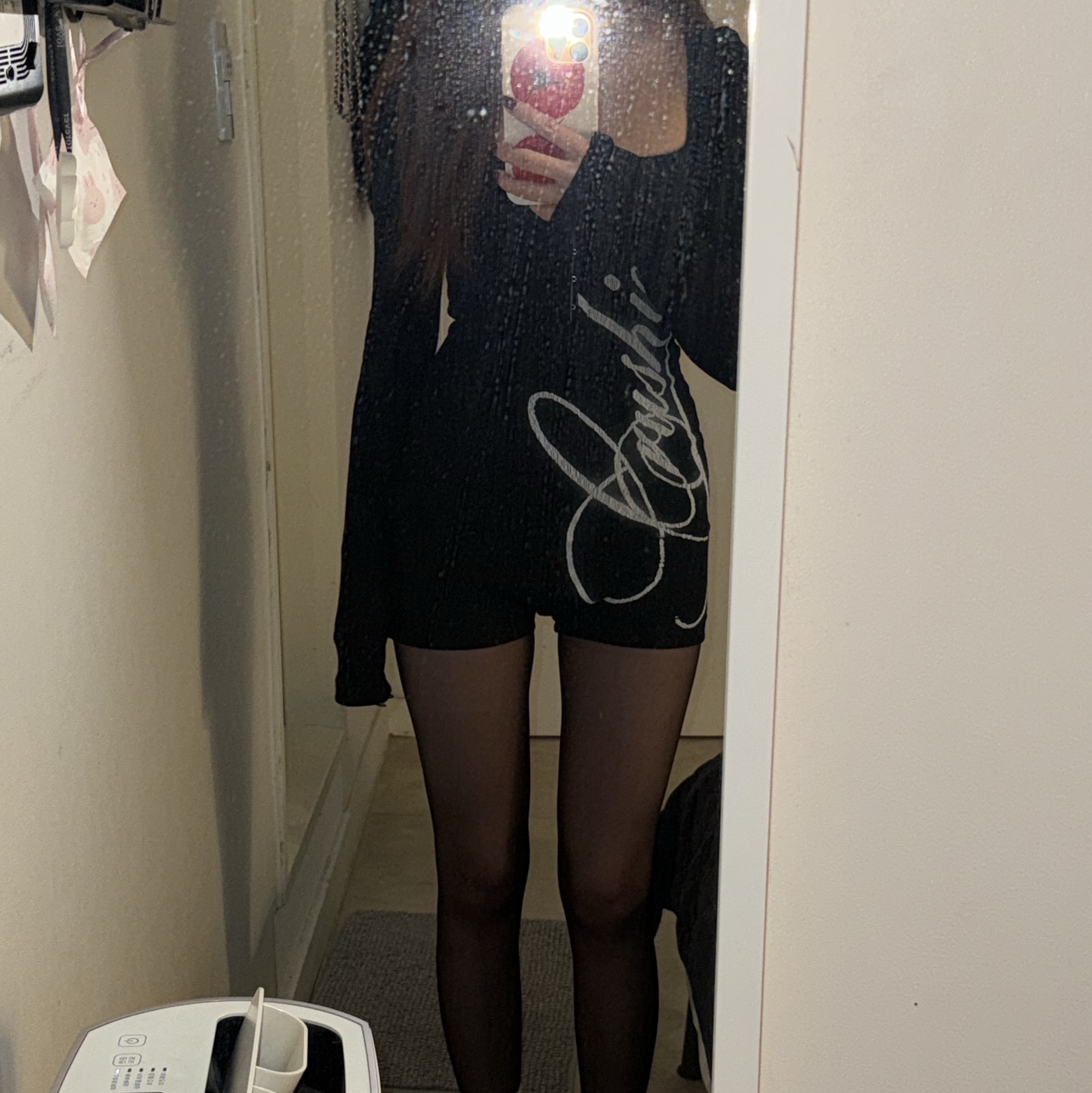 [KREAM 단독] Bonnae Body suit Black, (J) Adidas Superstar Black White 착용 스타일 - 2