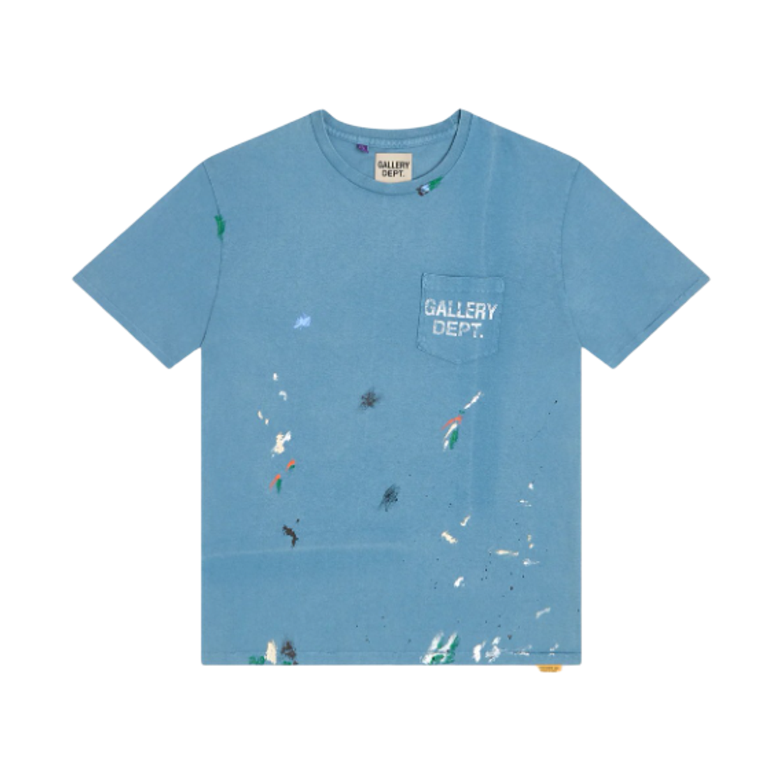 VLTP-1043 Gallery Dept. Vintage Logo Painted T-Shirt Dusty Blue