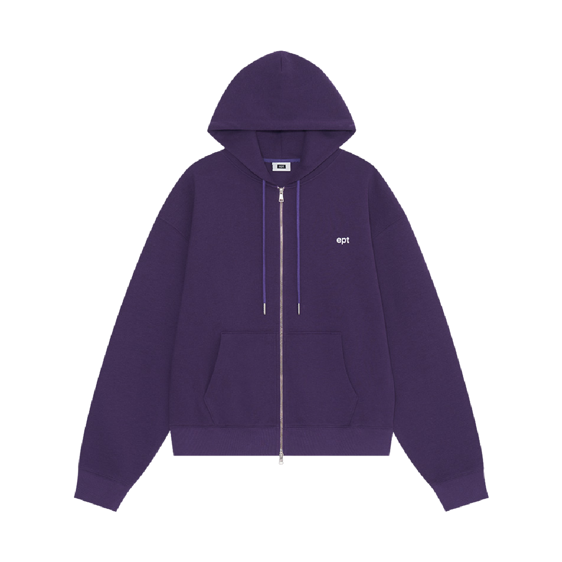 EP5FN3HZ01901 EPT Classic Logo Hoodie Zip Up Purple