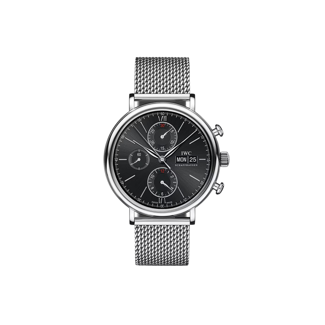 ITKCWRLSJKU6 IWC Portofino Chronograph 42 - IW391008 Black Dial NO. 6375