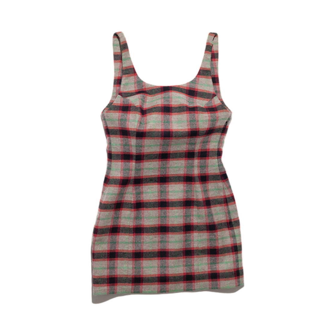 (W) 앙팡 리쉬 데프리메 쉬프트 드레스 멀티 플레이드((W) Enfants Riches Deprimes Shift Dress Multi Plaid) - 1