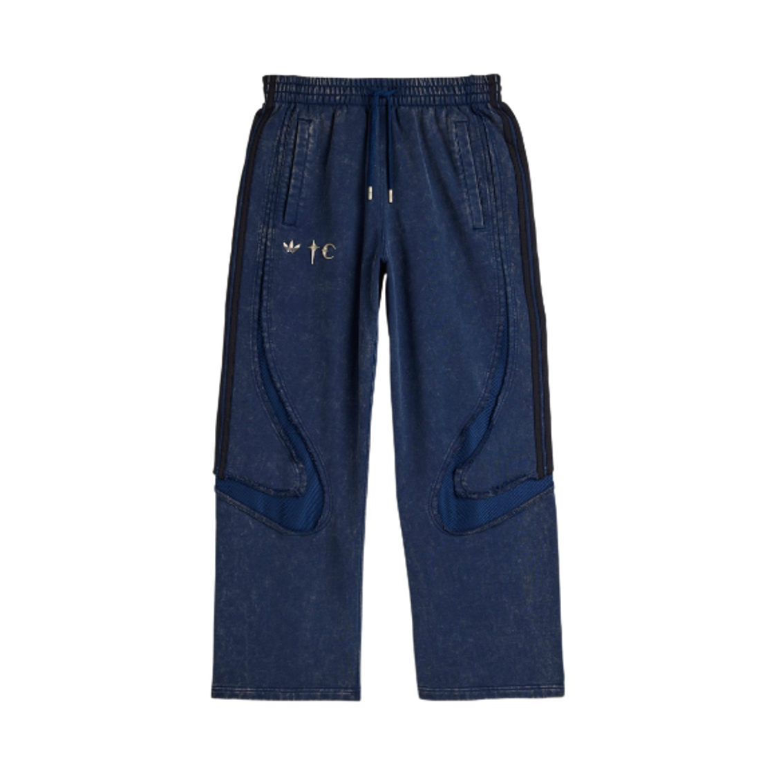 아디다스 x 떠그 클럽 팀가이스트 스웨트팬츠 나이트 인디고 - KR 사이즈(Adidas x Thug Club Teamgeist Sweatpants Night Indigo - KR Sizing)