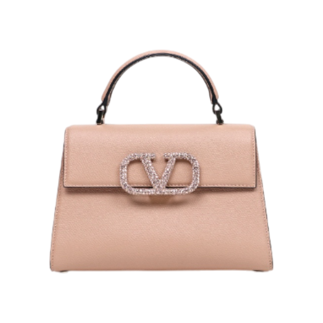 IT6EK46TIG5W Valentino Beige V Sling Cubic Top Handle Bag