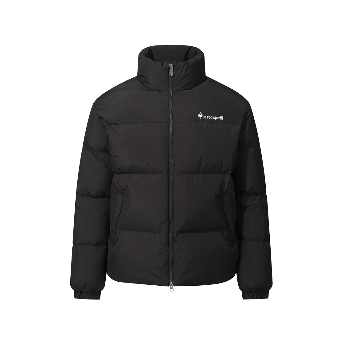 르꼬끄 스포르티브 온라인전용 유니 컬러블럭 루즈 다운 자켓 - 블랙 QQ423JDJO1