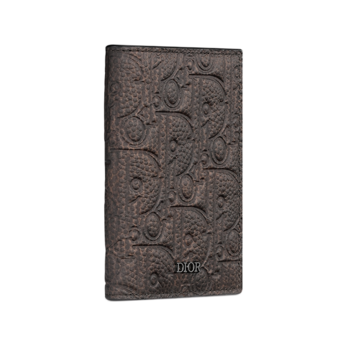 디올 버티컬 바이폴드 카드 홀더 디올 그래비티 빈티지 레더 브라운(Dior Vertical Bifold Card Holder Dior Gravity Vintage Leather Brown) - 2