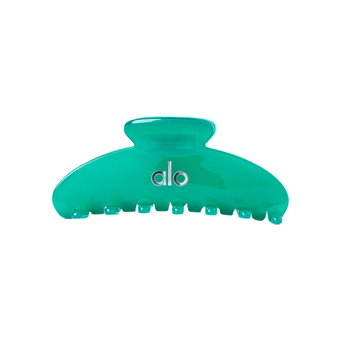 A0286W (W) Alo Yoga 90's Claw Clip Spruce Green Clear